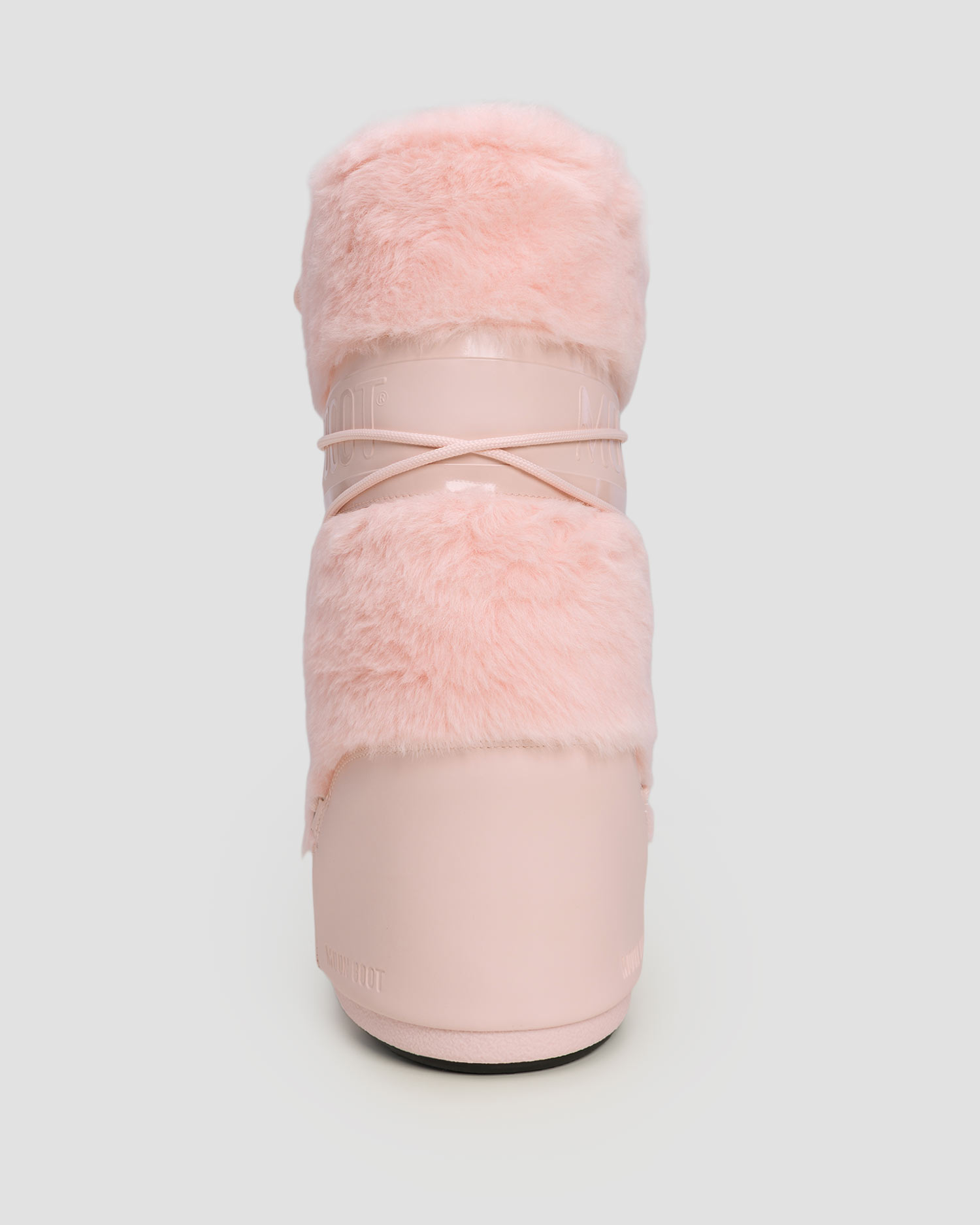 Světle růžové sněhule Moon Boot Icon Faux Fur