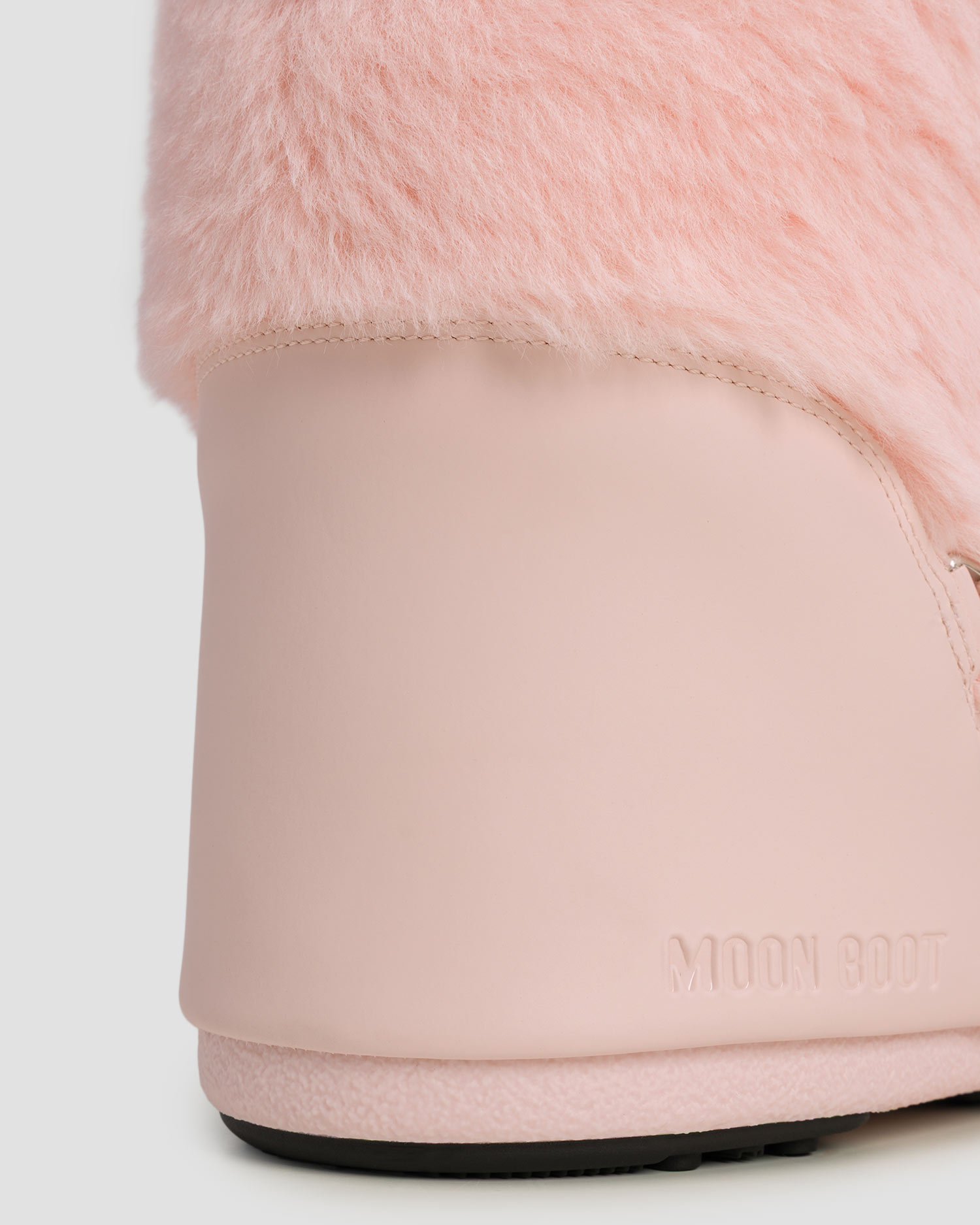 Světle růžové sněhule Moon Boot Icon Faux Fur