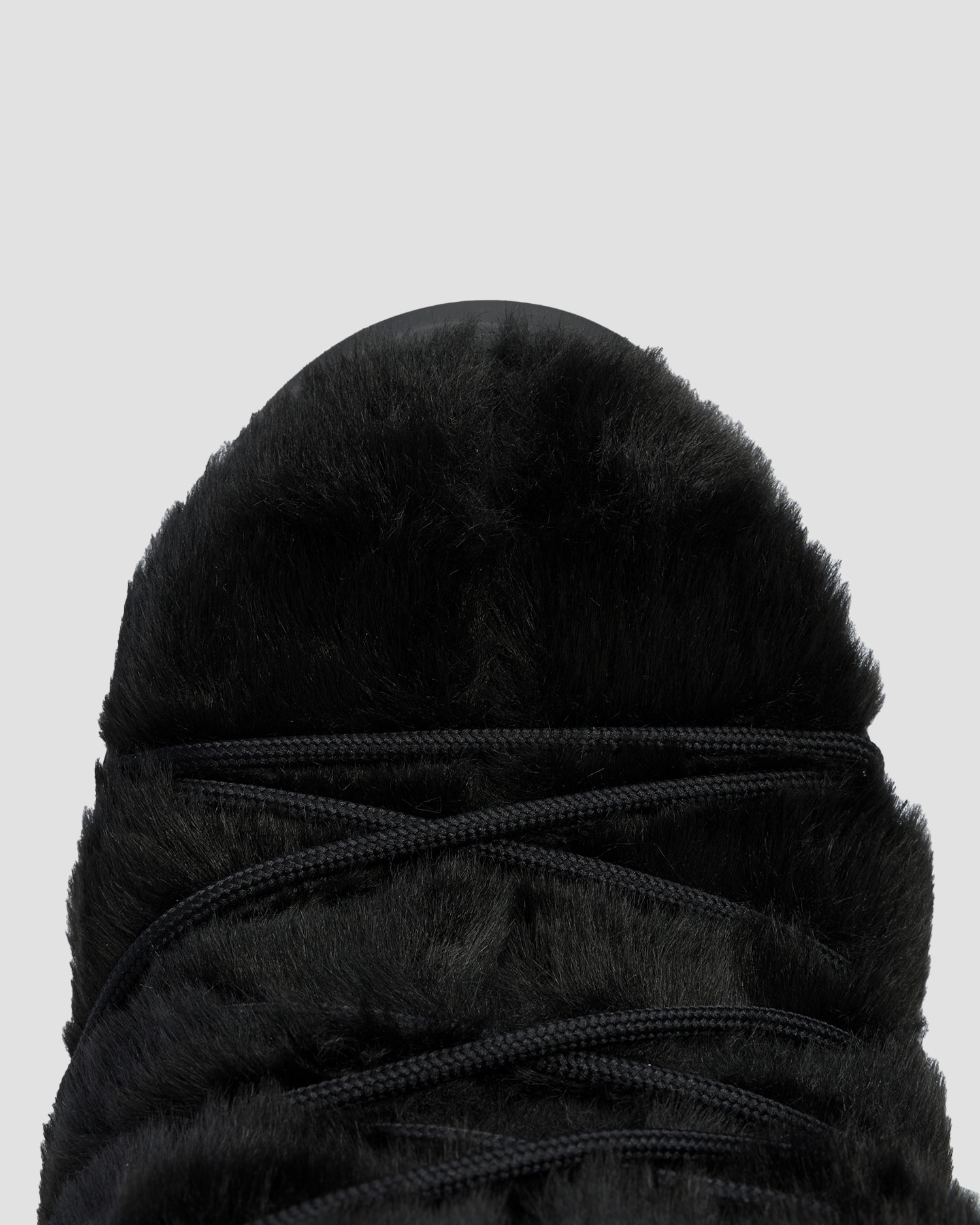 Czarne śniegowce damskie Moon Boot Icon Faux Fur