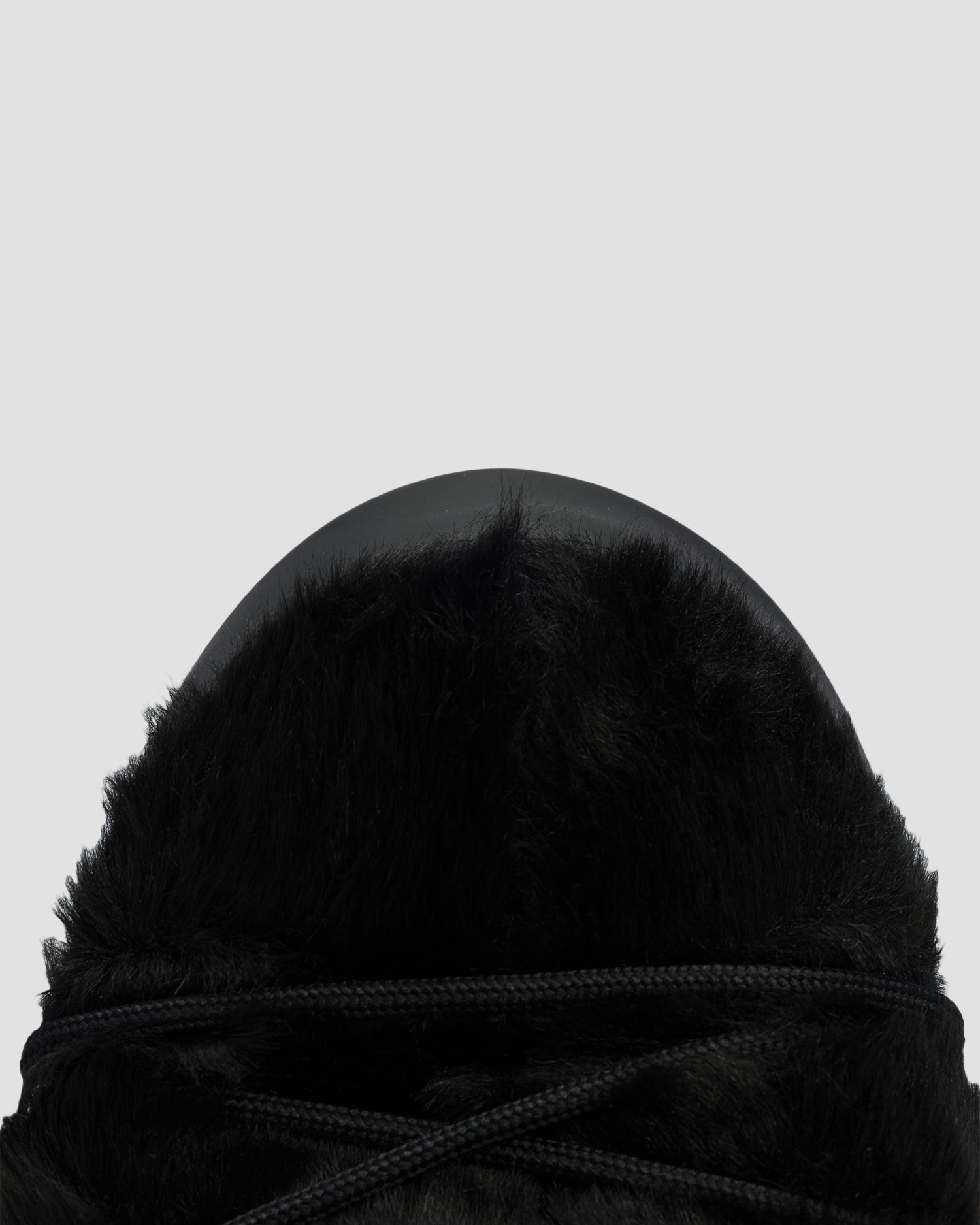Czarne śniegowce damskie Moon Boot Icon Faux Fur
