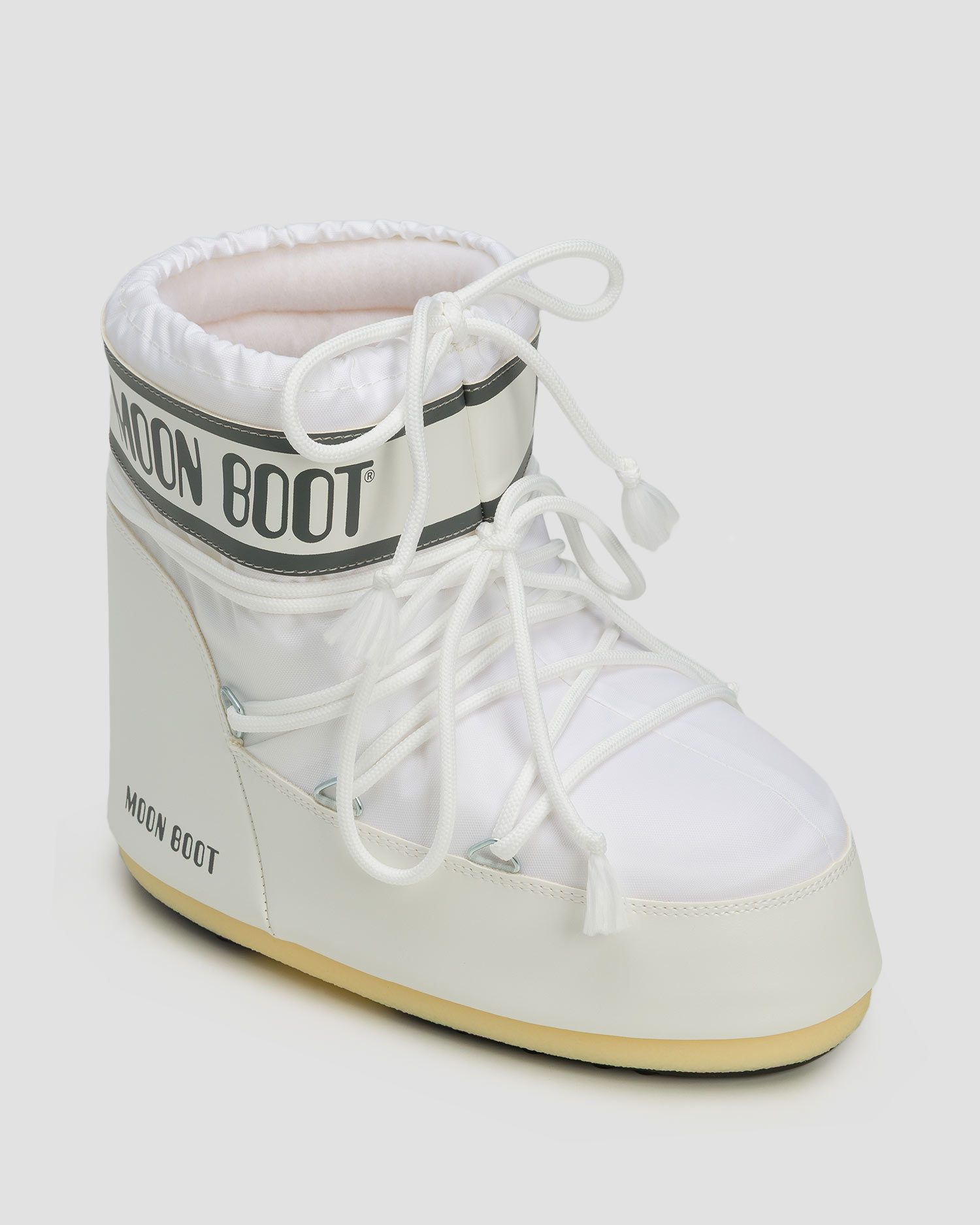 Białe śniegowce Moon Boot Icon Low Nylon