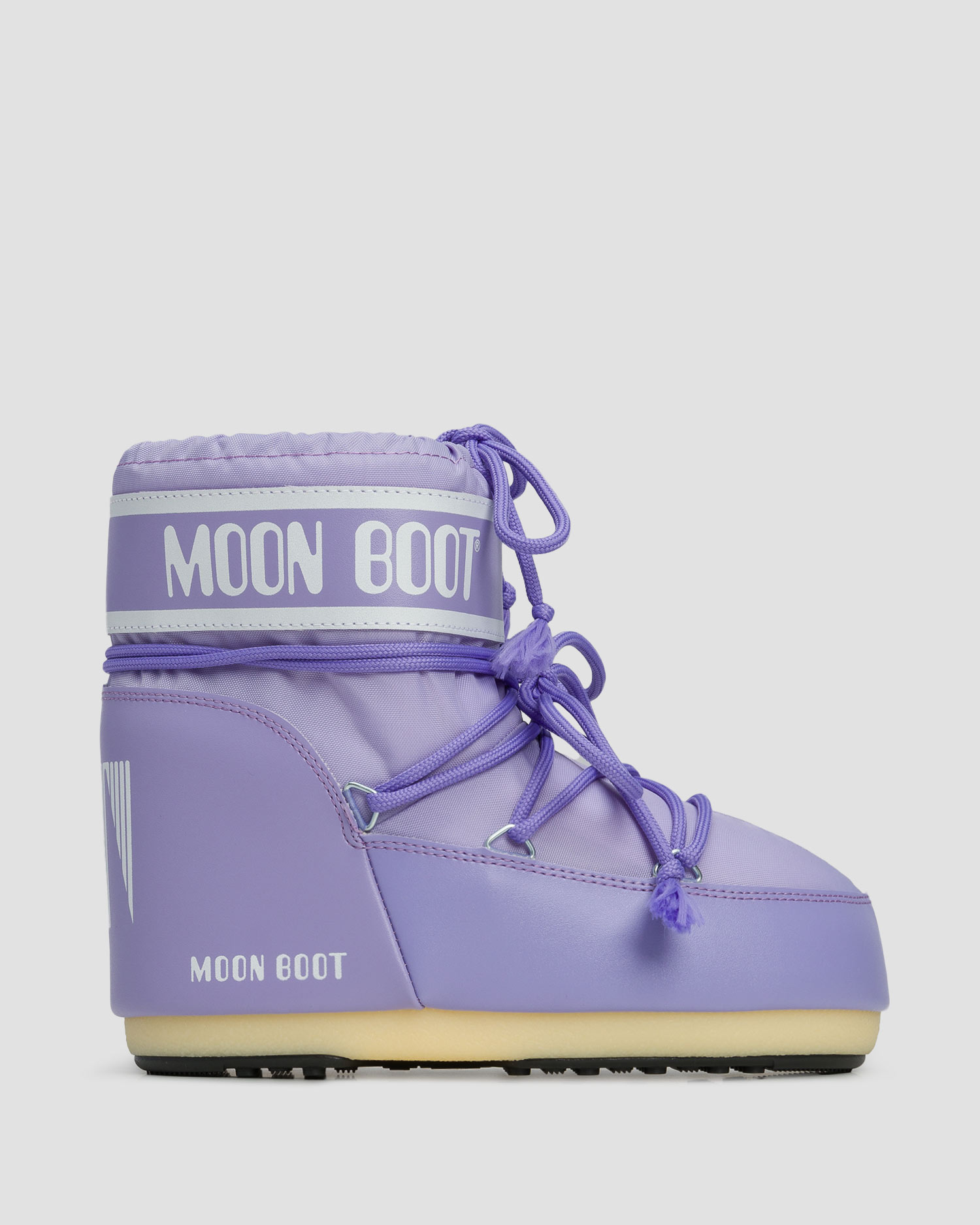 Fioletowe śniegowce damskie Moon Boot Icon Low Nylon