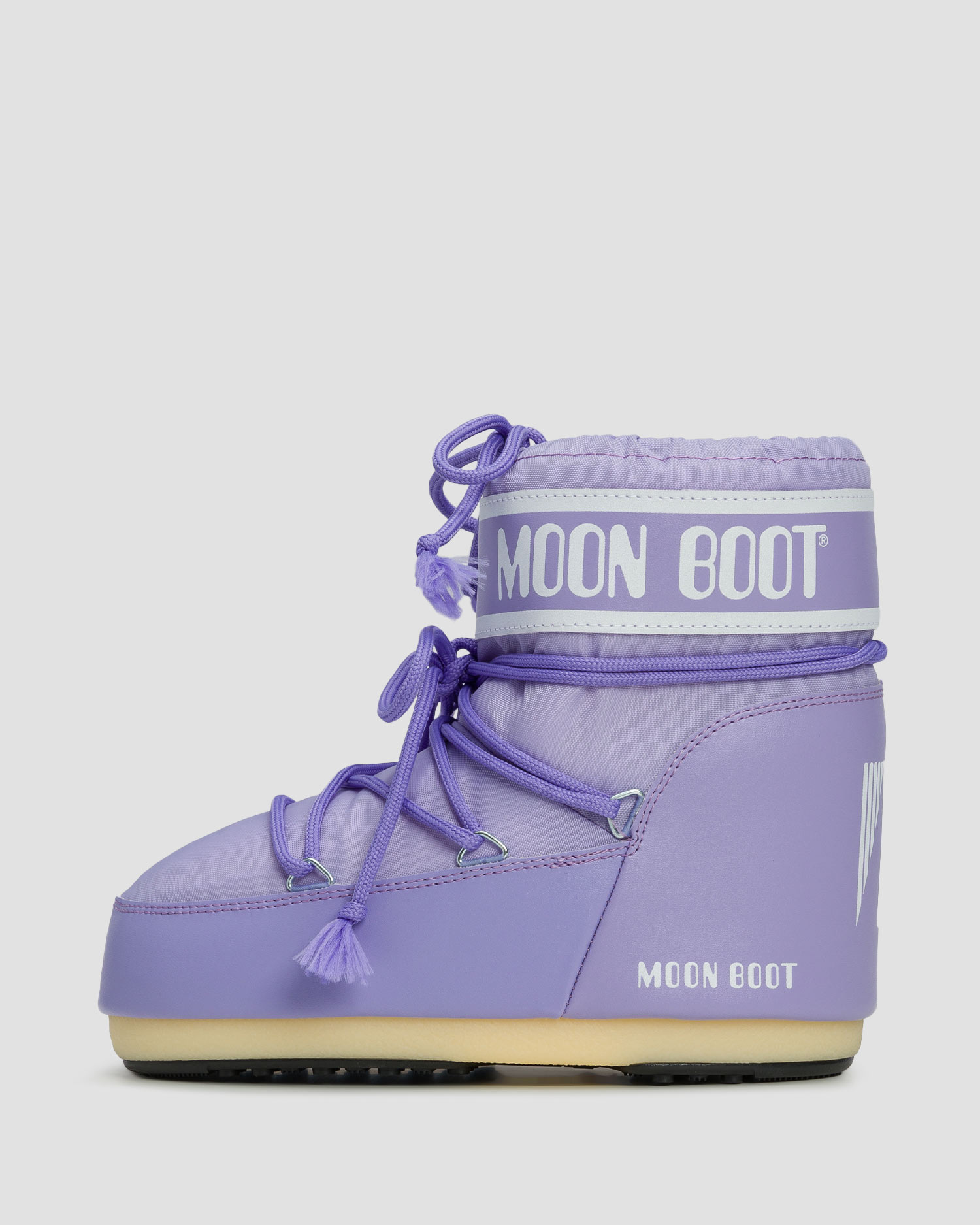Fioletowe śniegowce damskie Moon Boot Icon Low Nylon