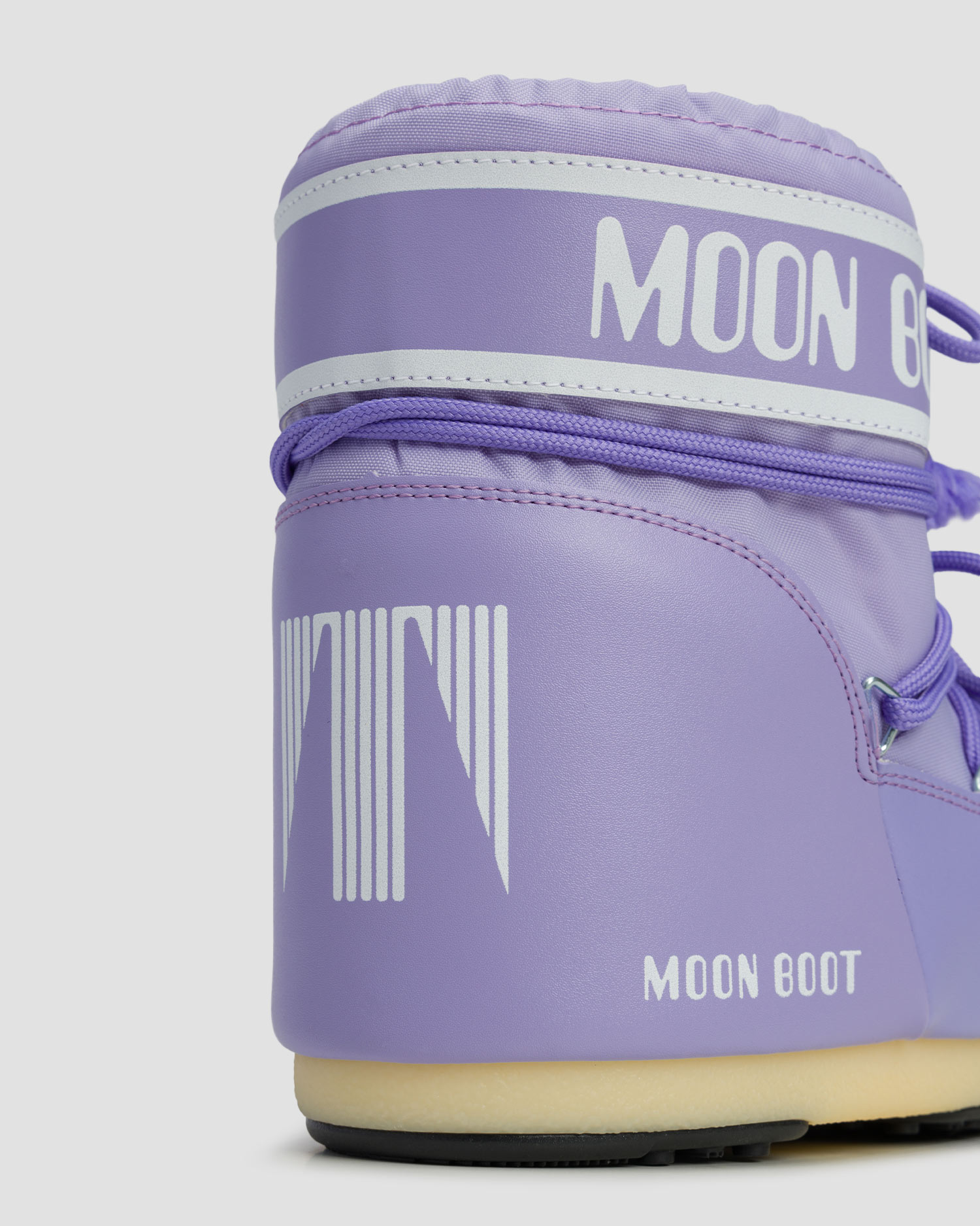 Fioletowe śniegowce damskie Moon Boot Icon Low Nylon