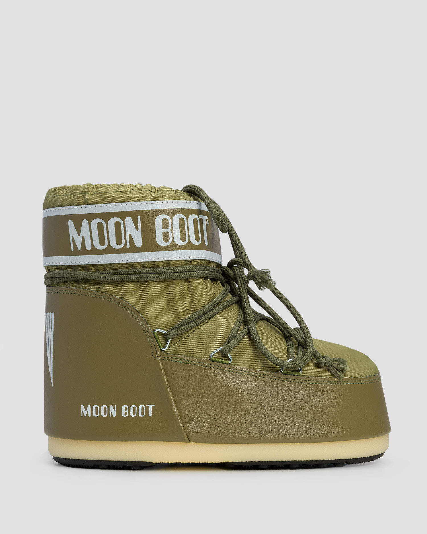 Zielone śniegowce Moon Boot Icon Low Nylon New