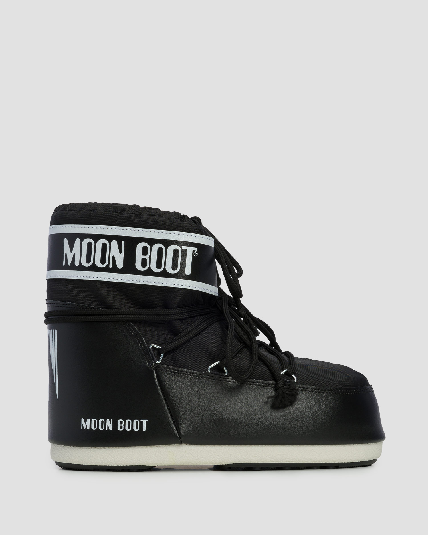 Czarne śniegowce Moon Boot Icon Low Nylon