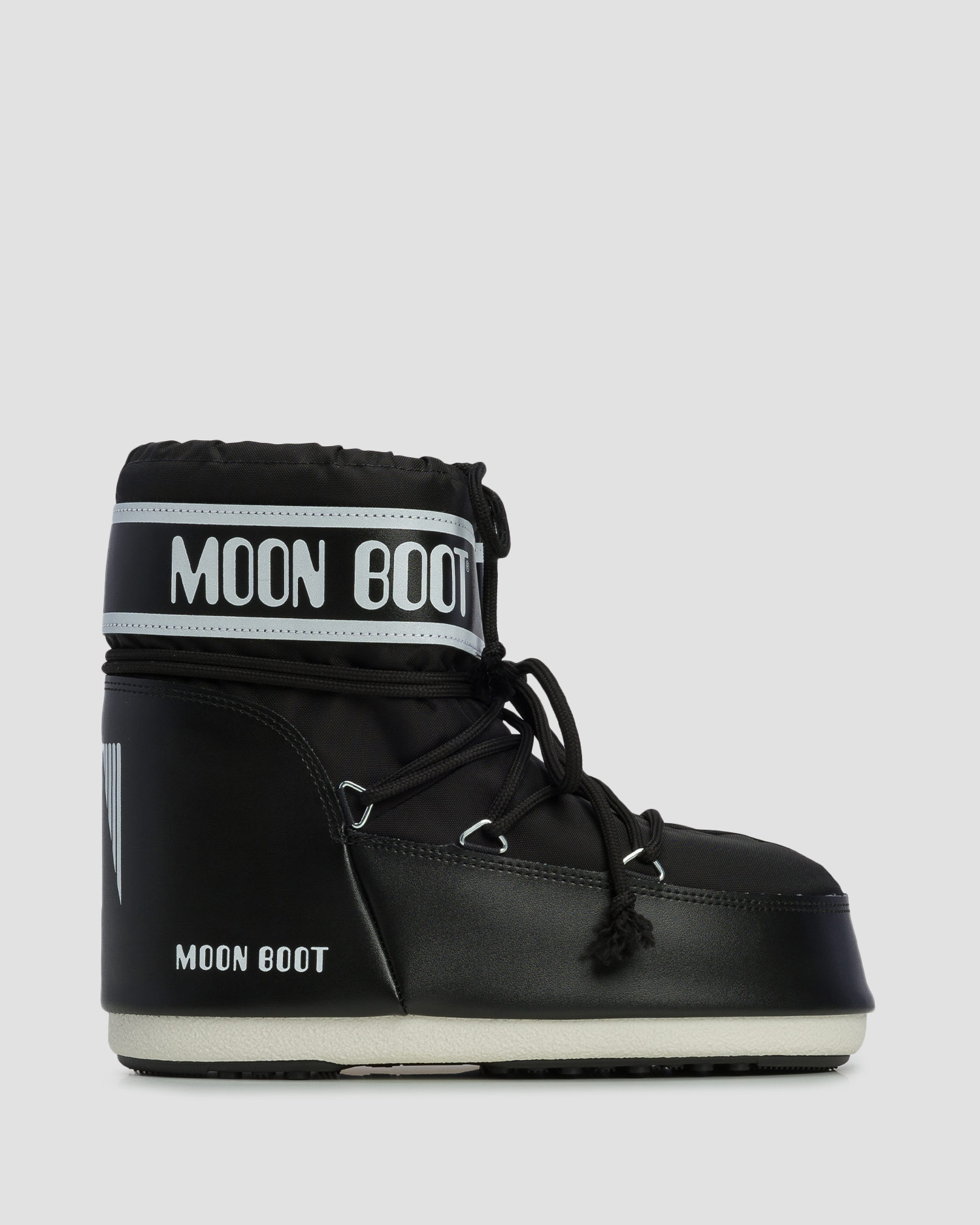 Czarne śniegowce Moon Boot Icon Low Nylon