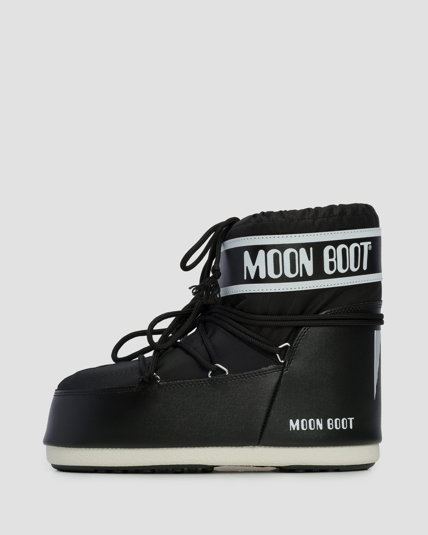 Czarne śniegowce Moon Boot Icon Low Nylon
