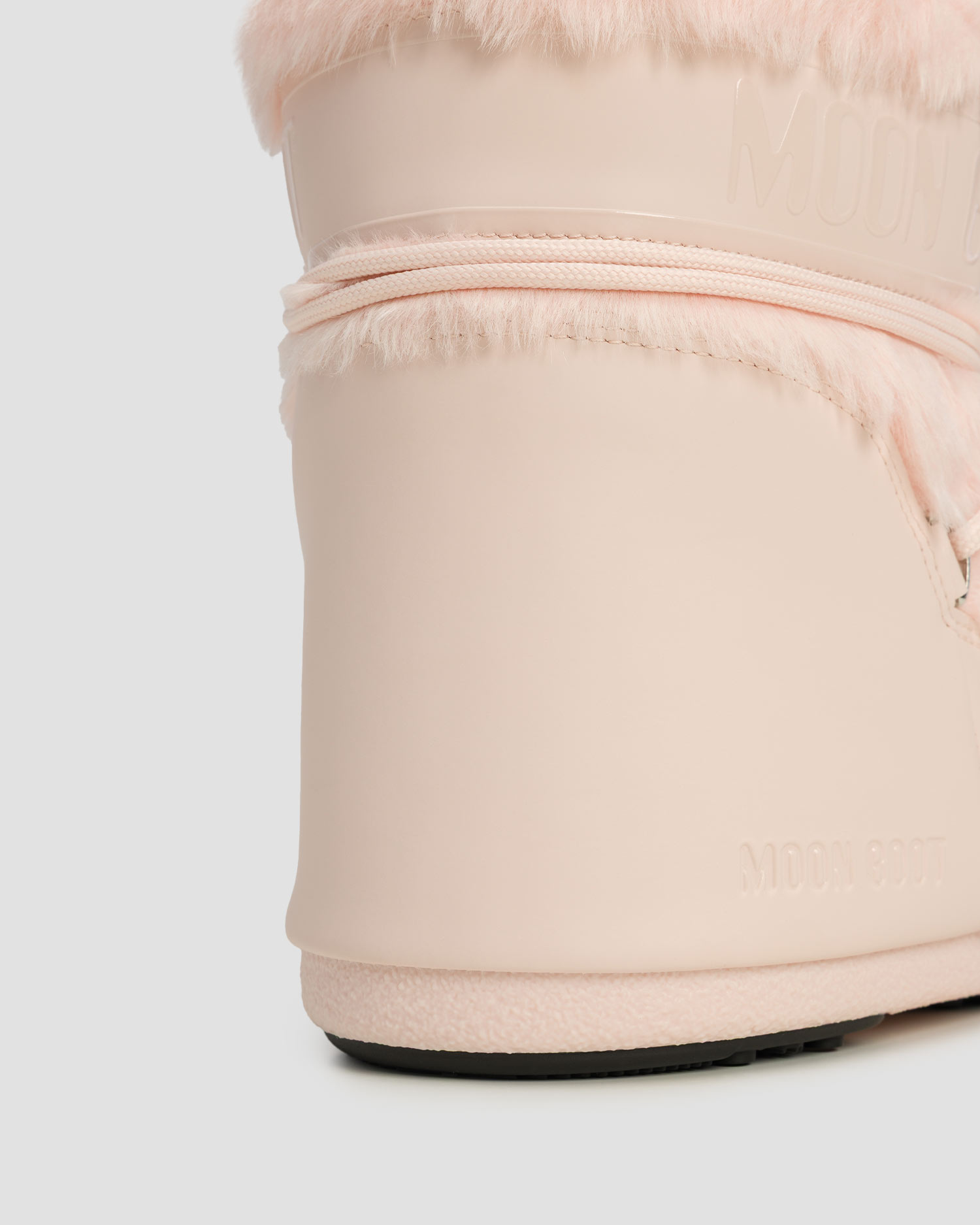 Stivali da neve Moon Boot Icon Low Faux Fur rosa chiaro