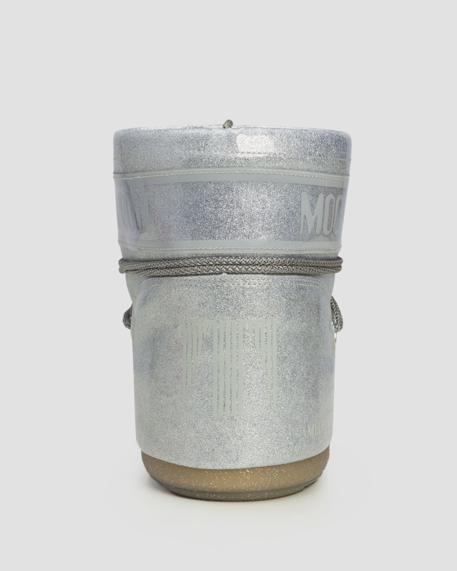 Stříbrné dámské sněhule Moon Boot Icon Low Glitter