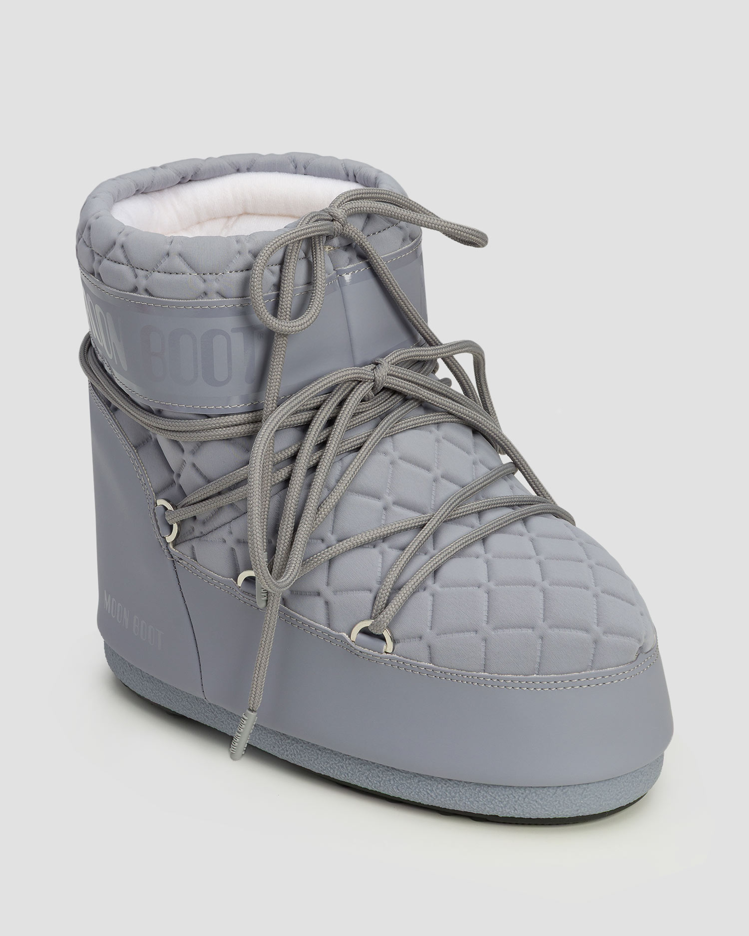 Moon Boot Icon Low Quilt Winterschuhe für Damen in Grau