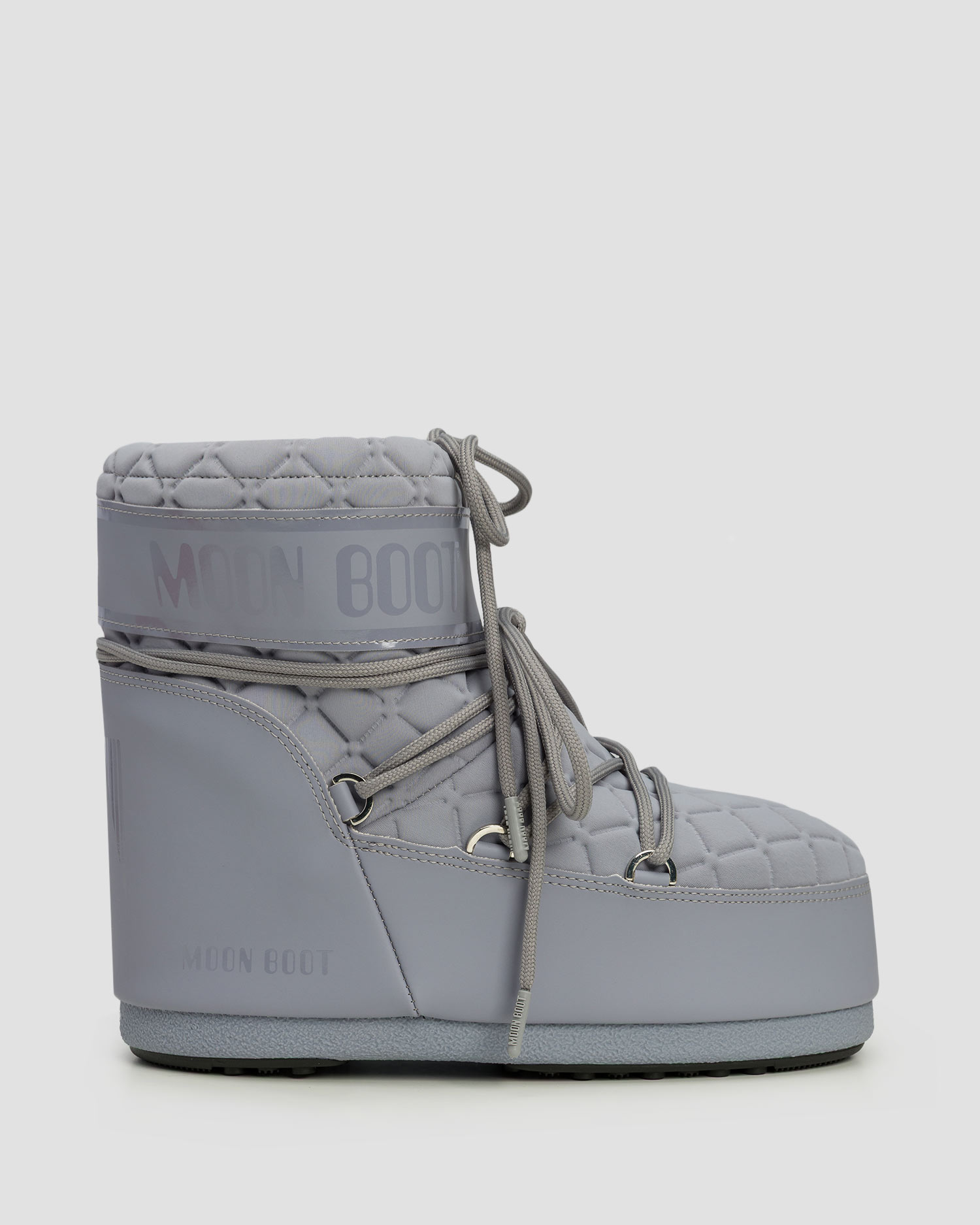 Moon Boot Icon Low Quilt Winterschuhe für Damen in Grau