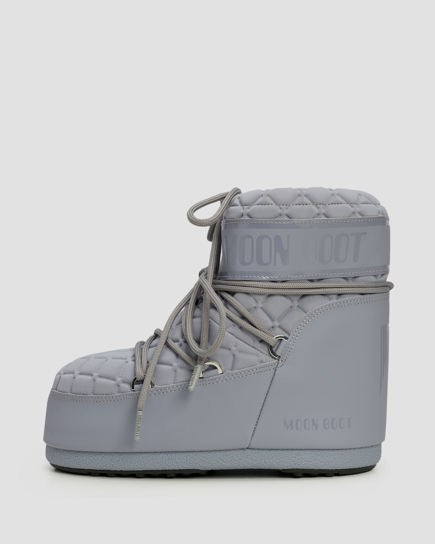 Moon Boot Icon Low Quilt Winterschuhe für Damen in Grau