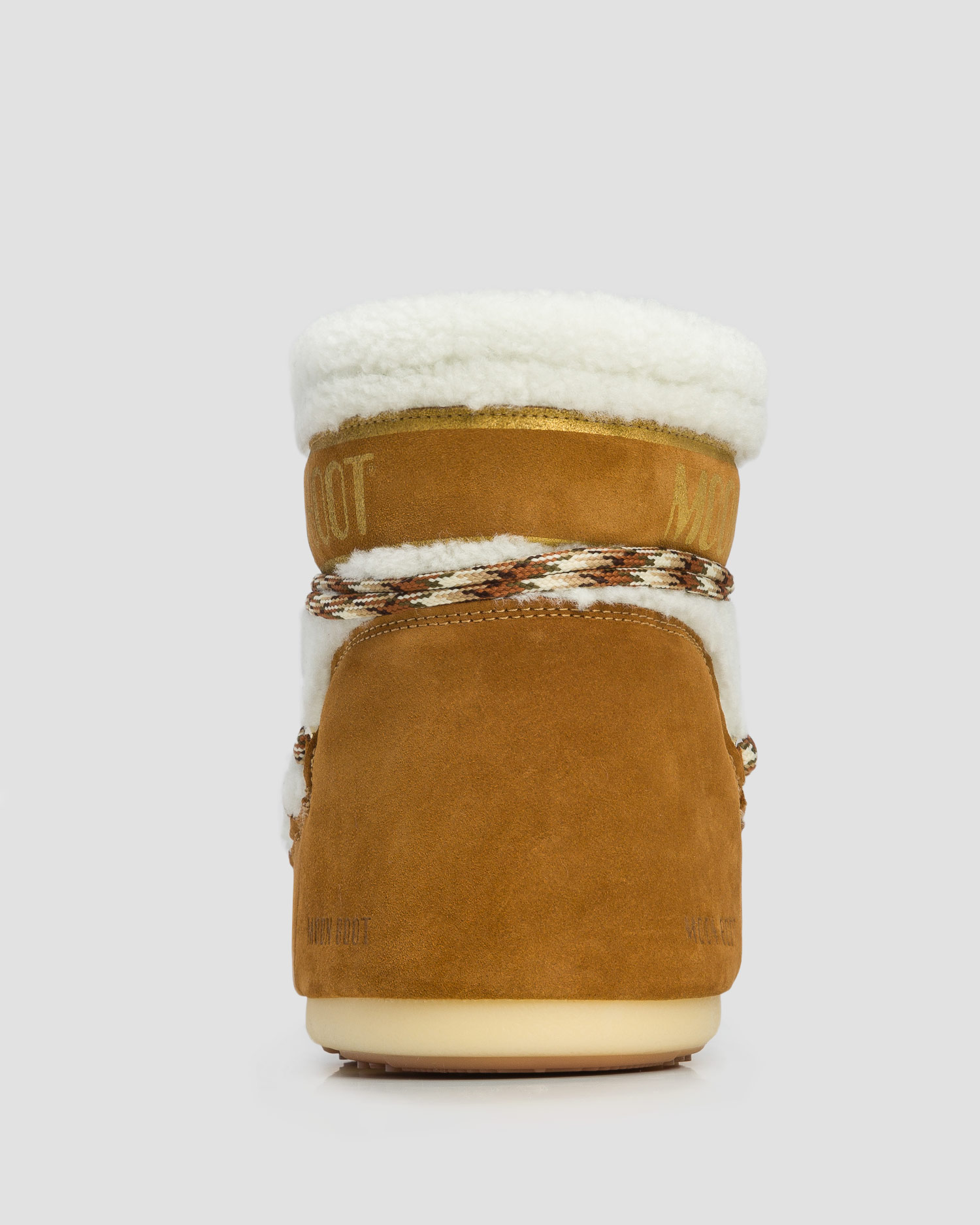 Skórzane buty zimowe damskie Moon Boot Icon Low Shearling