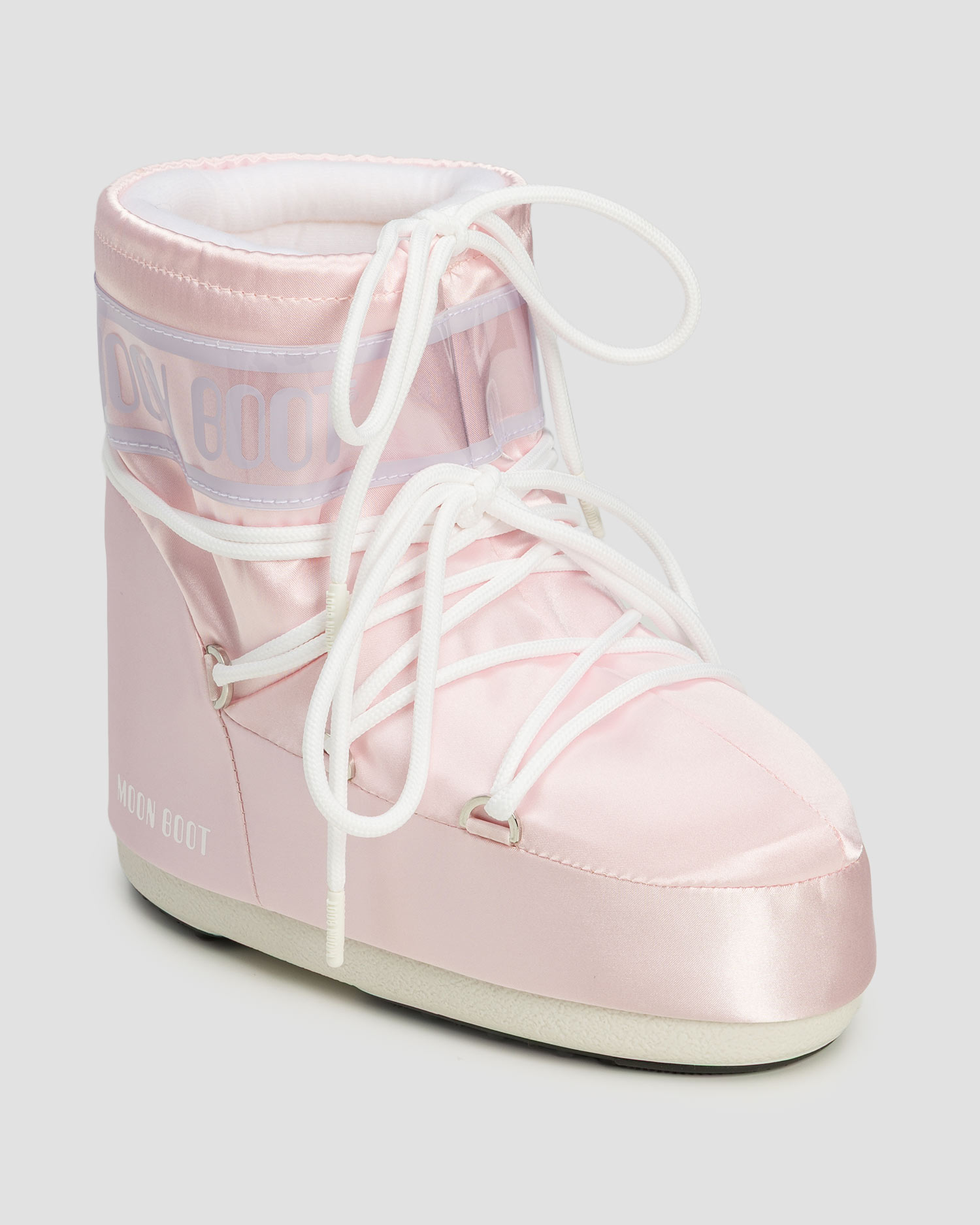 Bottes de neige rose clair pour femmes Moon Boot Icon Low Pearly, Couleur: Różowy