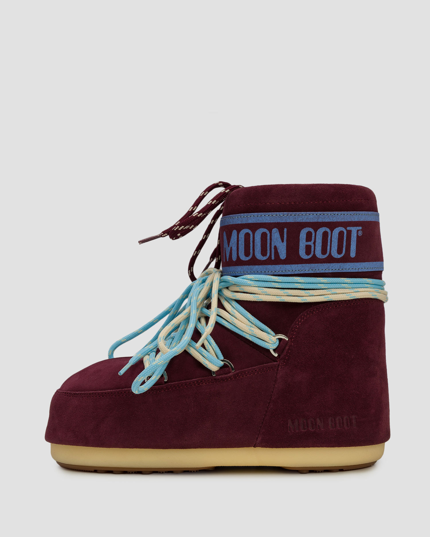 Chaussures d'hiver en daim Moon Boot Icon Low Suede Laces