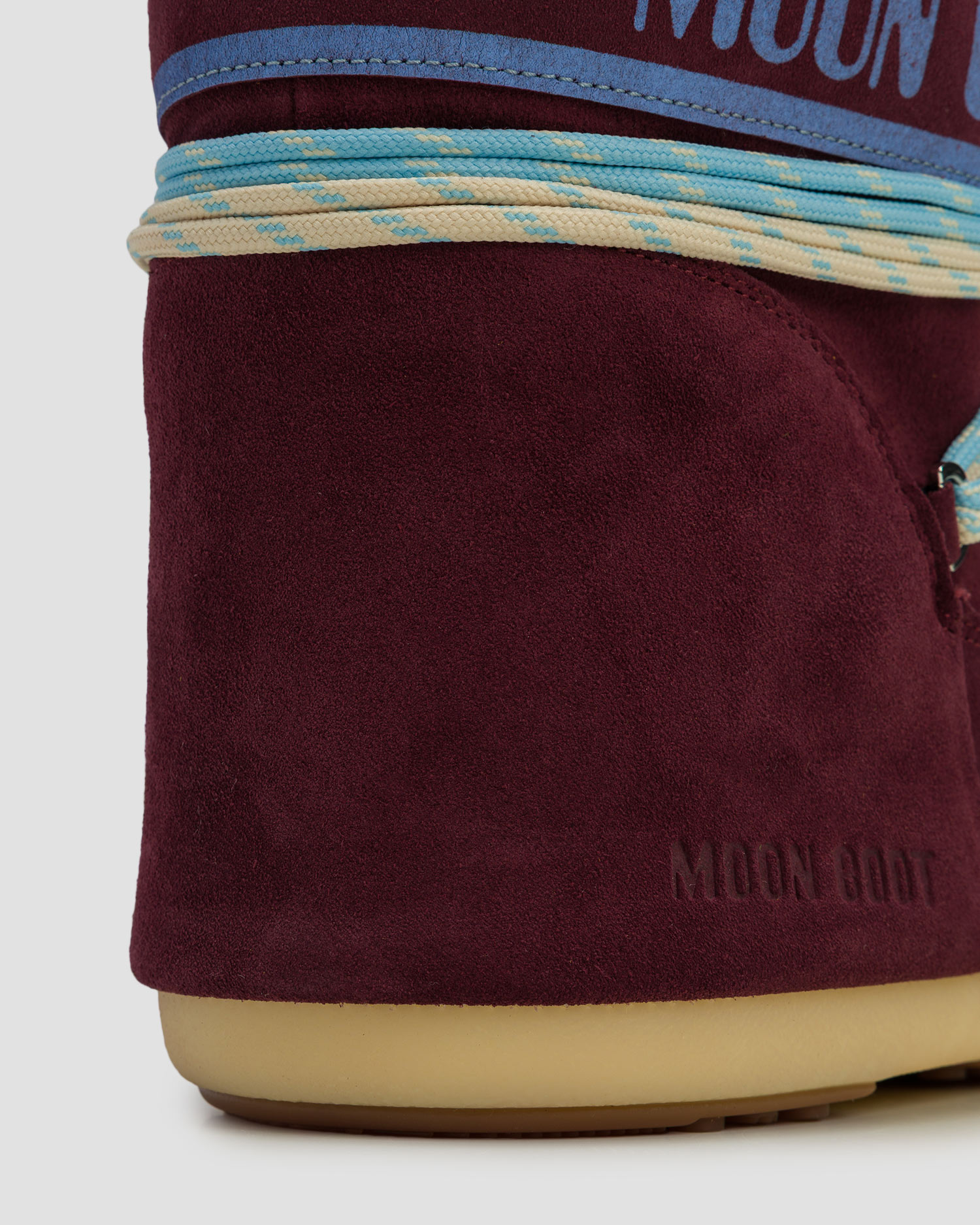 Zamszowe buty zimowe Moon Boot Icon Low Suede Laces