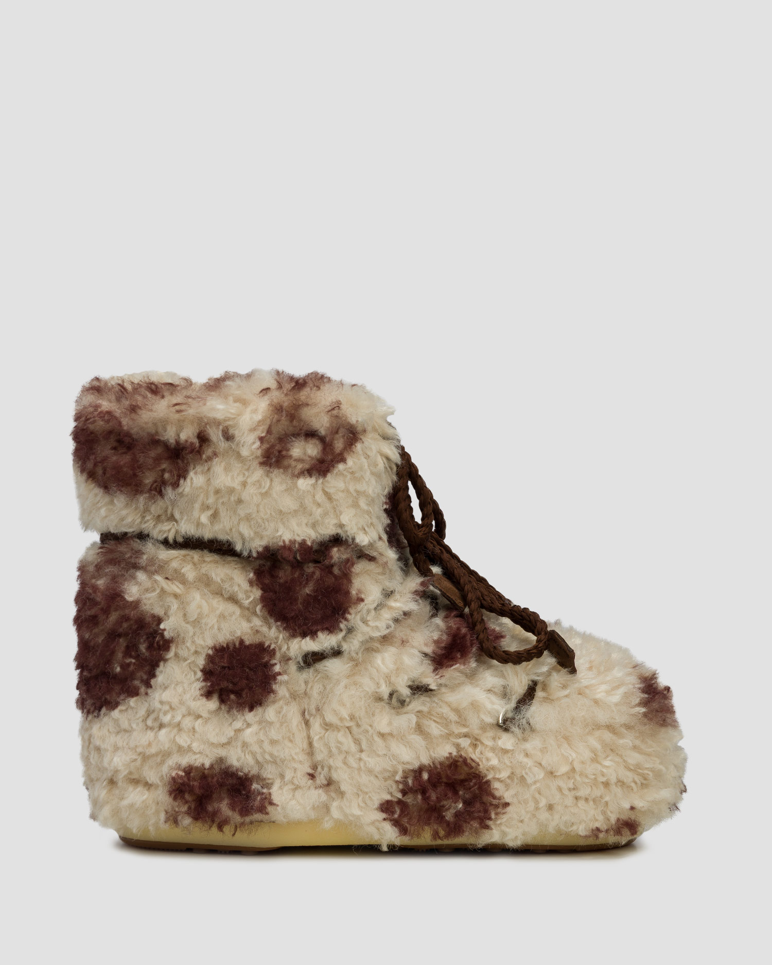 Futerkowe buty zimowe Moon Boot Icon Low Curly