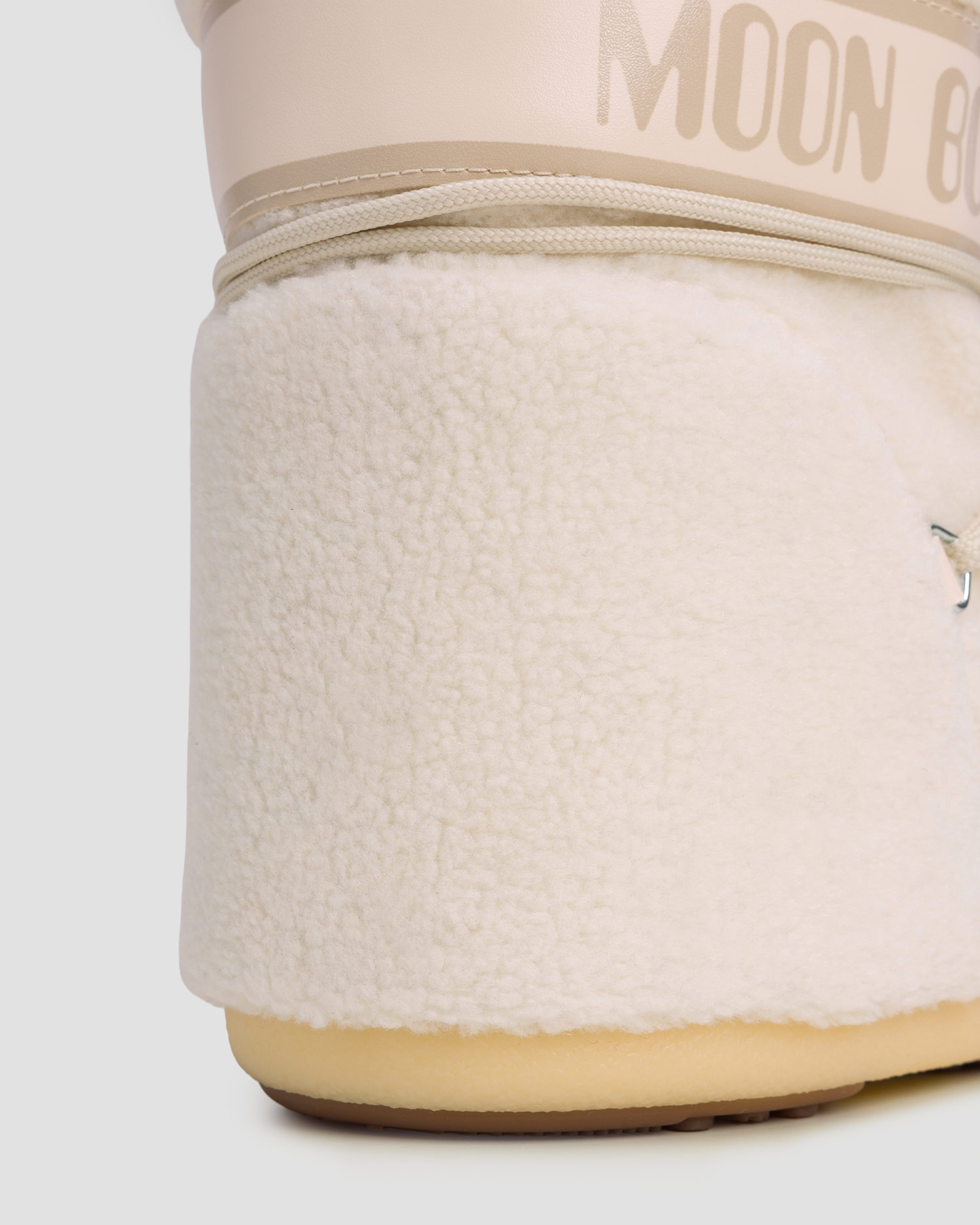 Béžové sněhule Moon Boot Icon Low Fleece