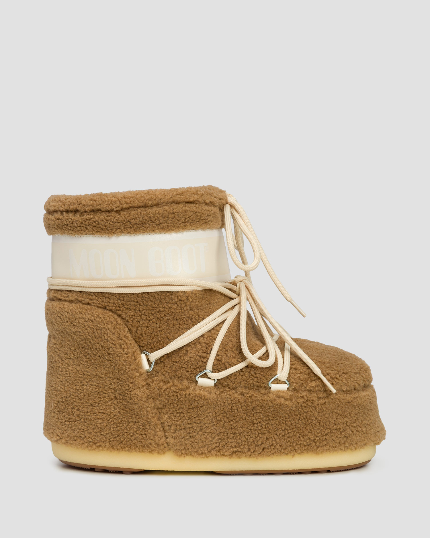 Hnědé dámské zimní boty Moon Boot Icon Low Fleece