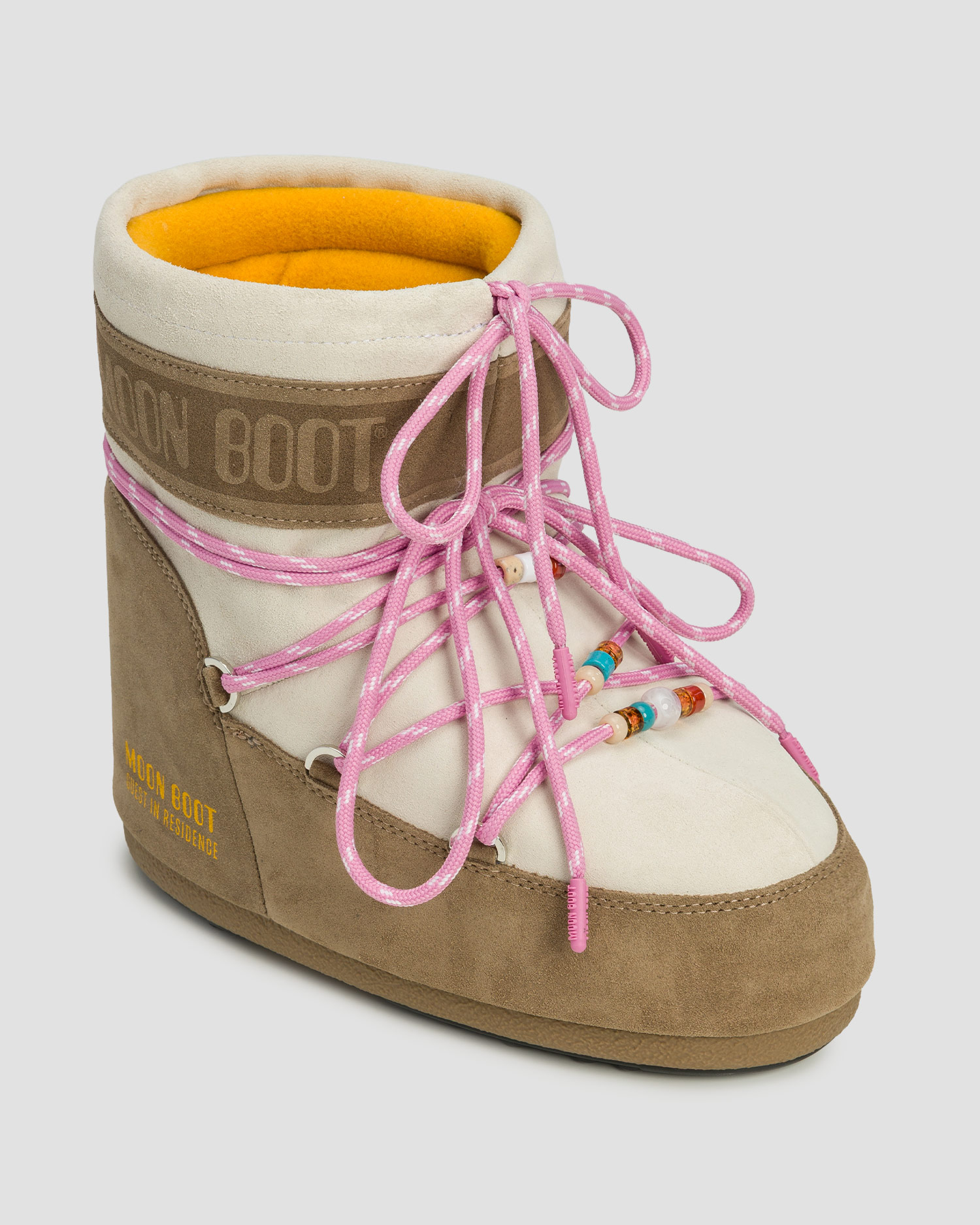 Moon Boot x GIR Icon Low Suede Beads Winterstiefel aus Wildleder