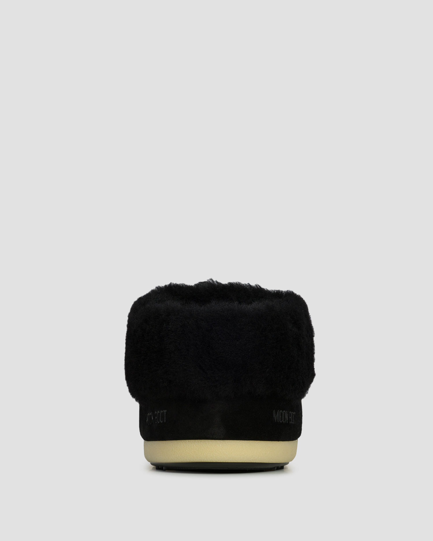 Czarne buty zimowe damskie Moon Boot Resort Evx Mule Suede Beads