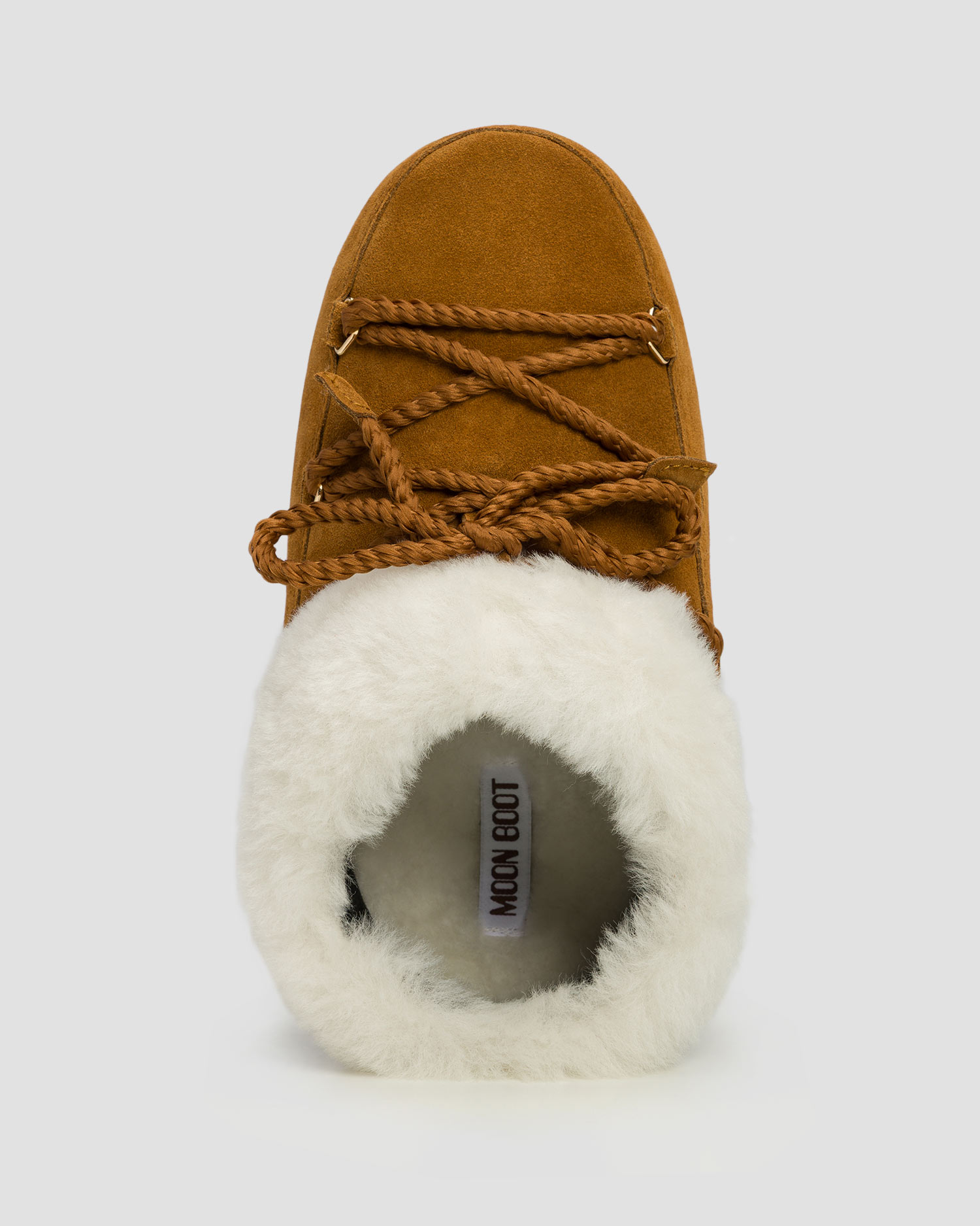 Zamszowe buty zimowe Moon Boot Evx Mule Suede