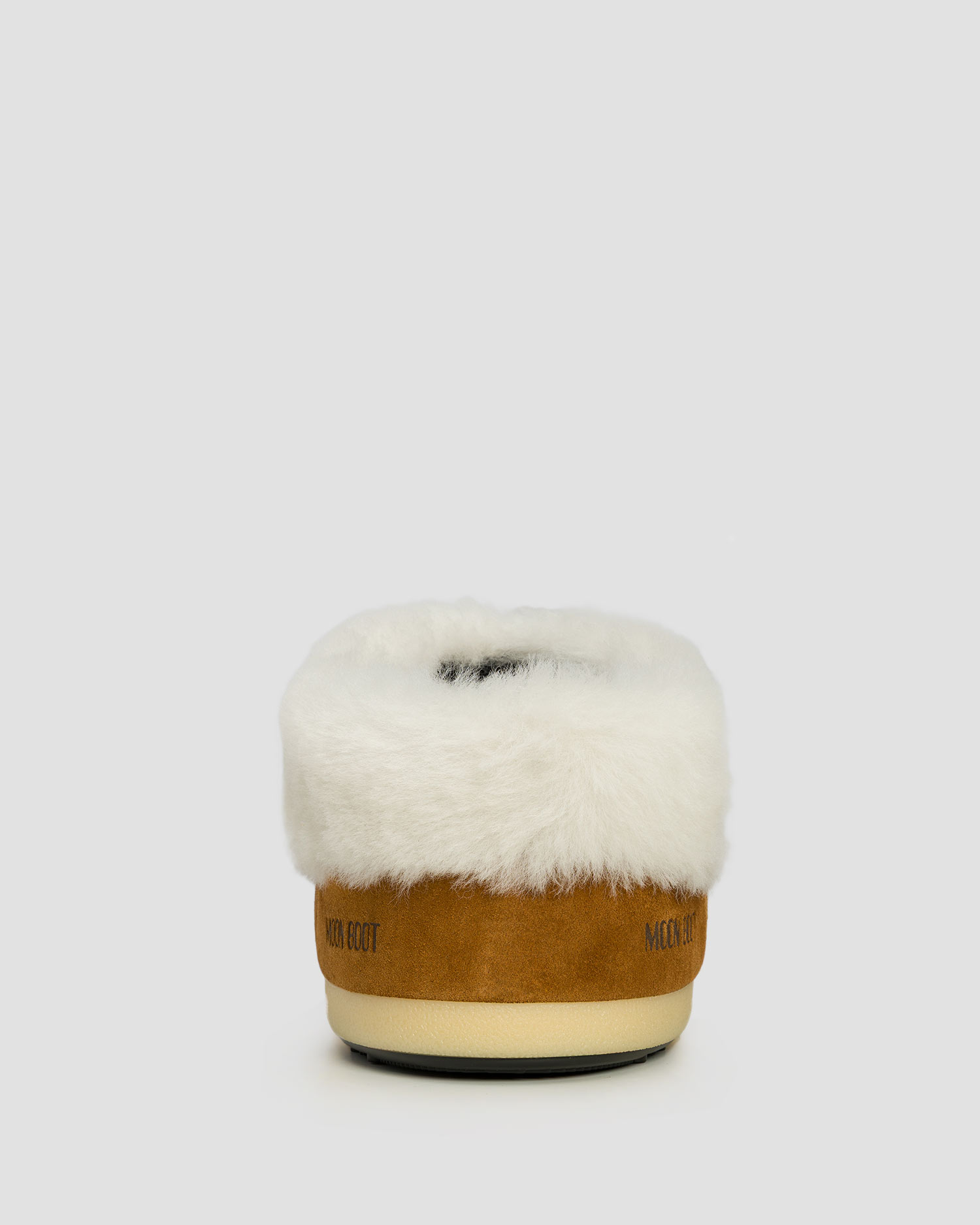 Zamszowe buty zimowe Moon Boot Evx Mule Suede