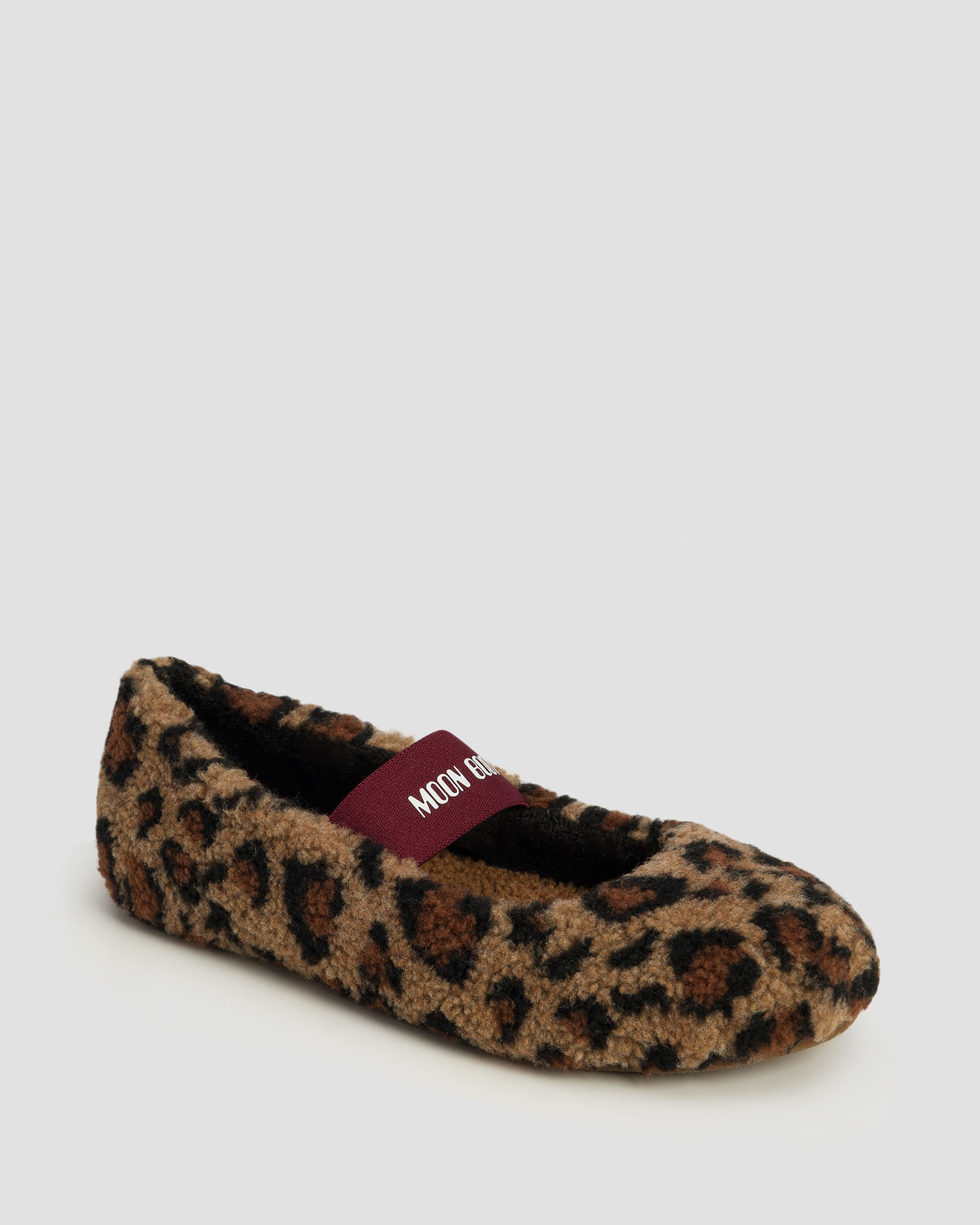 Baleriny Moon Boot Fleece Ballerina Leopard