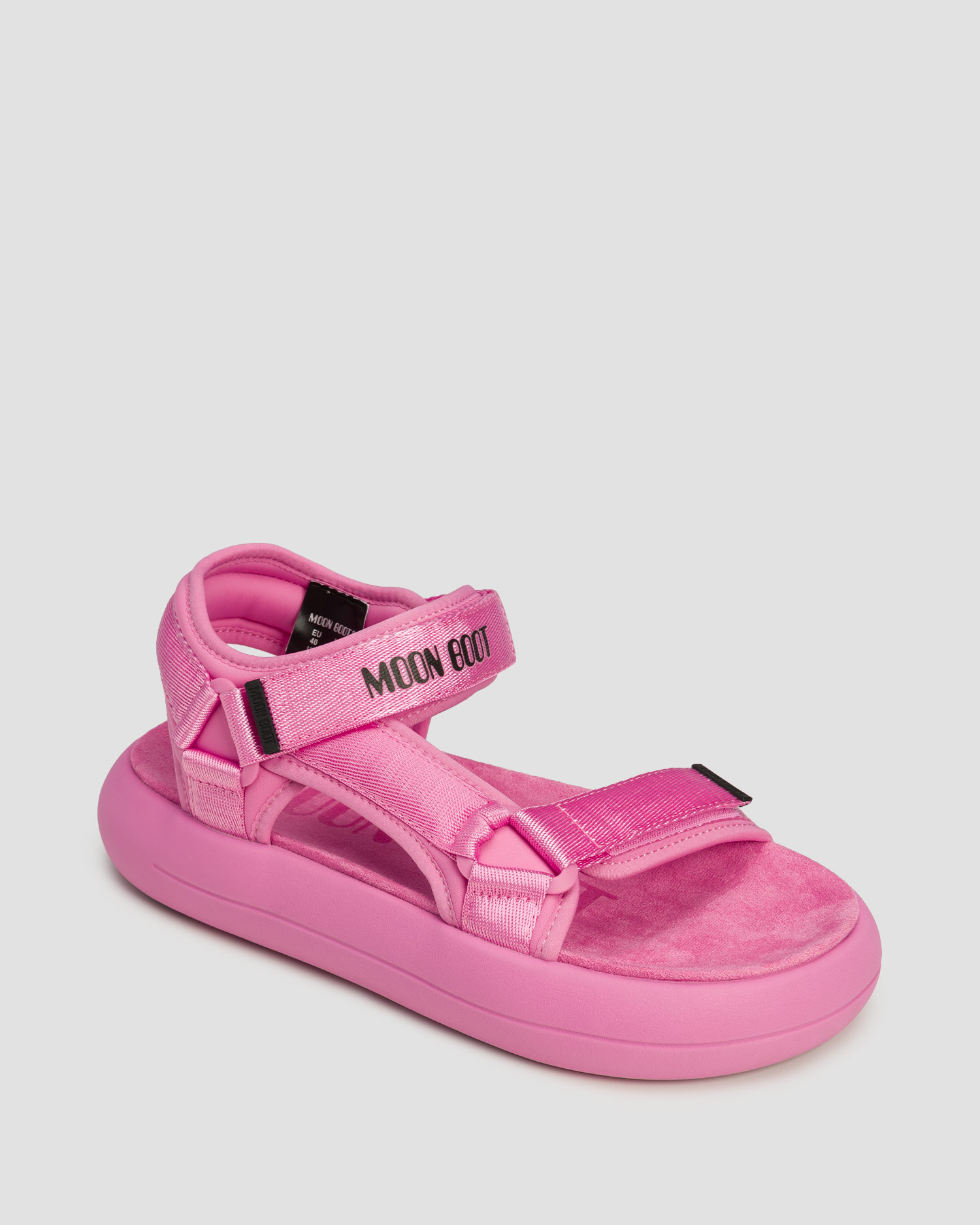 Sandale roze pentru femei Moon Boot Super Sandal, Culoare/Model: Różowy