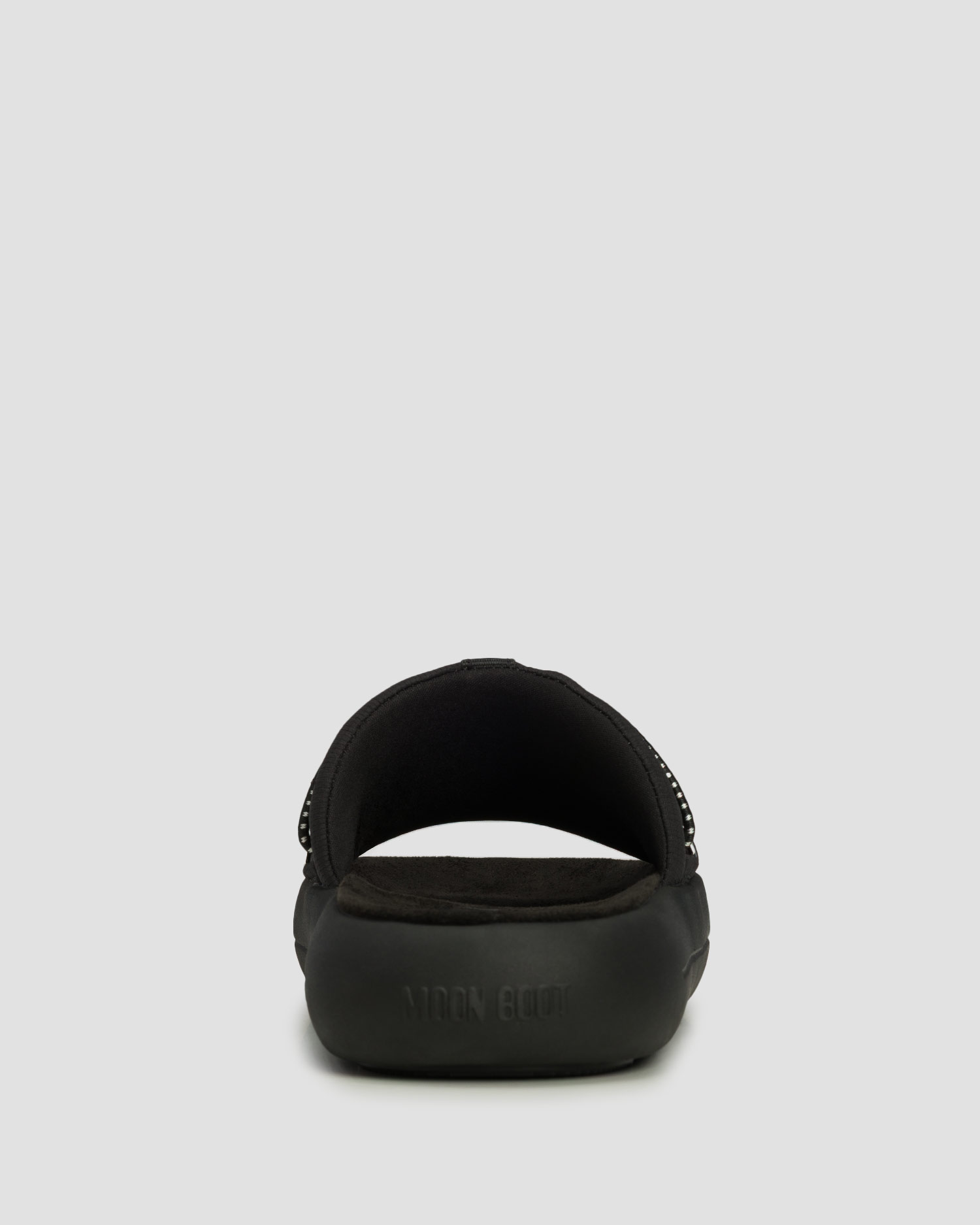 Czarne klapki Moon Boot Icon Slide