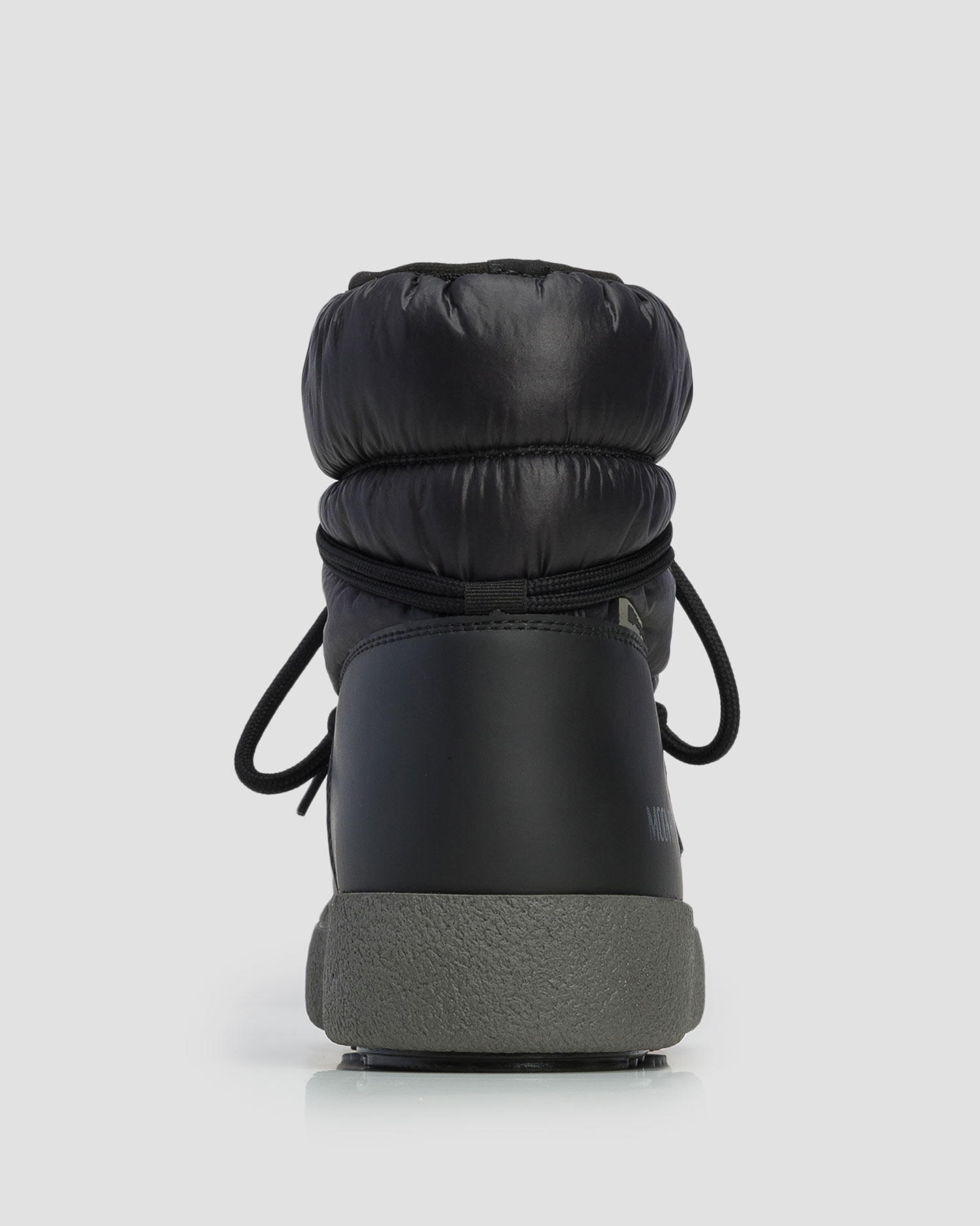 Czarne buty zimowe damskie Moon Boot Ltrack Low Nylon Wp