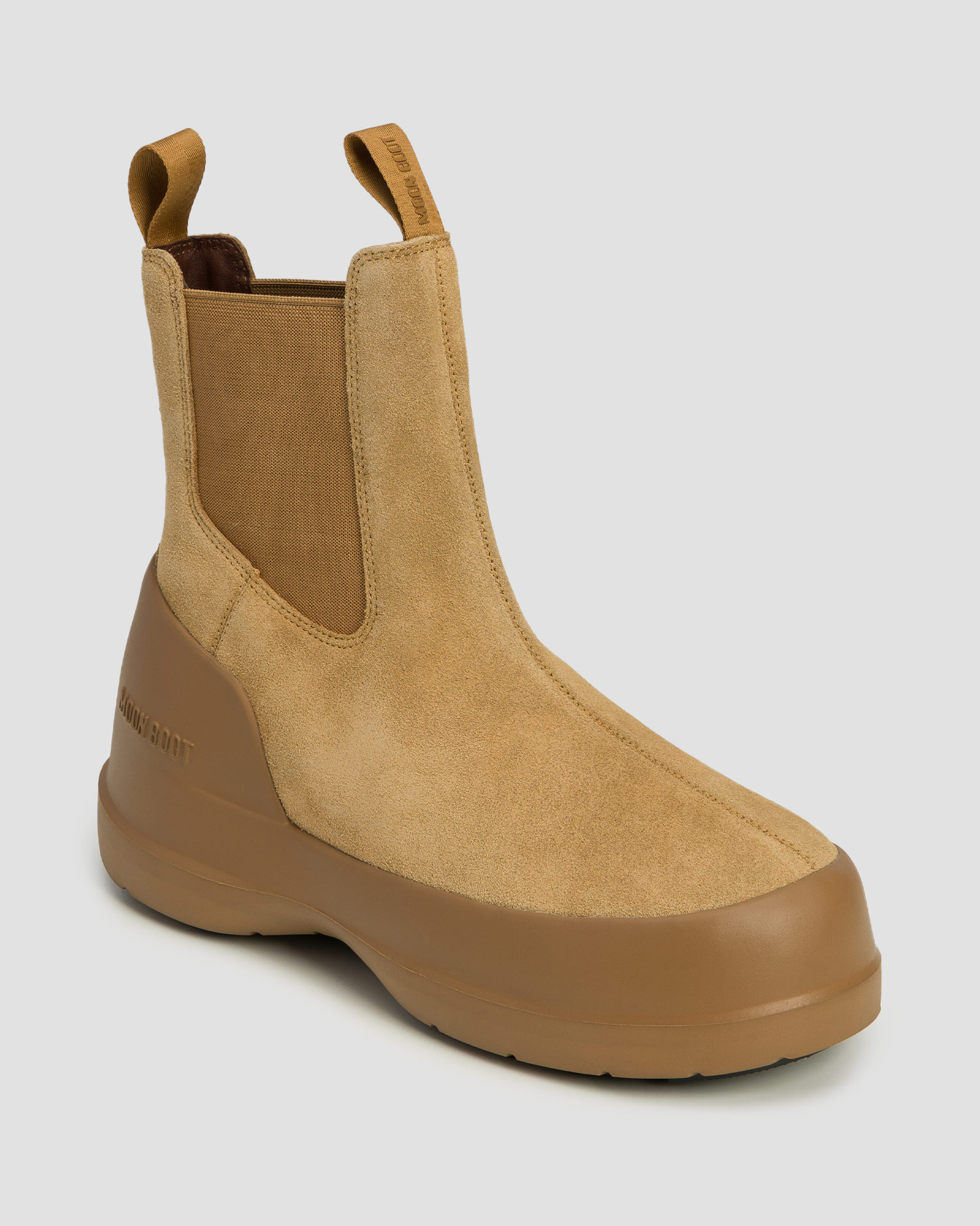 Cizme de iarnă maro pentru femei Moon Boot Luna Chelsea Suede