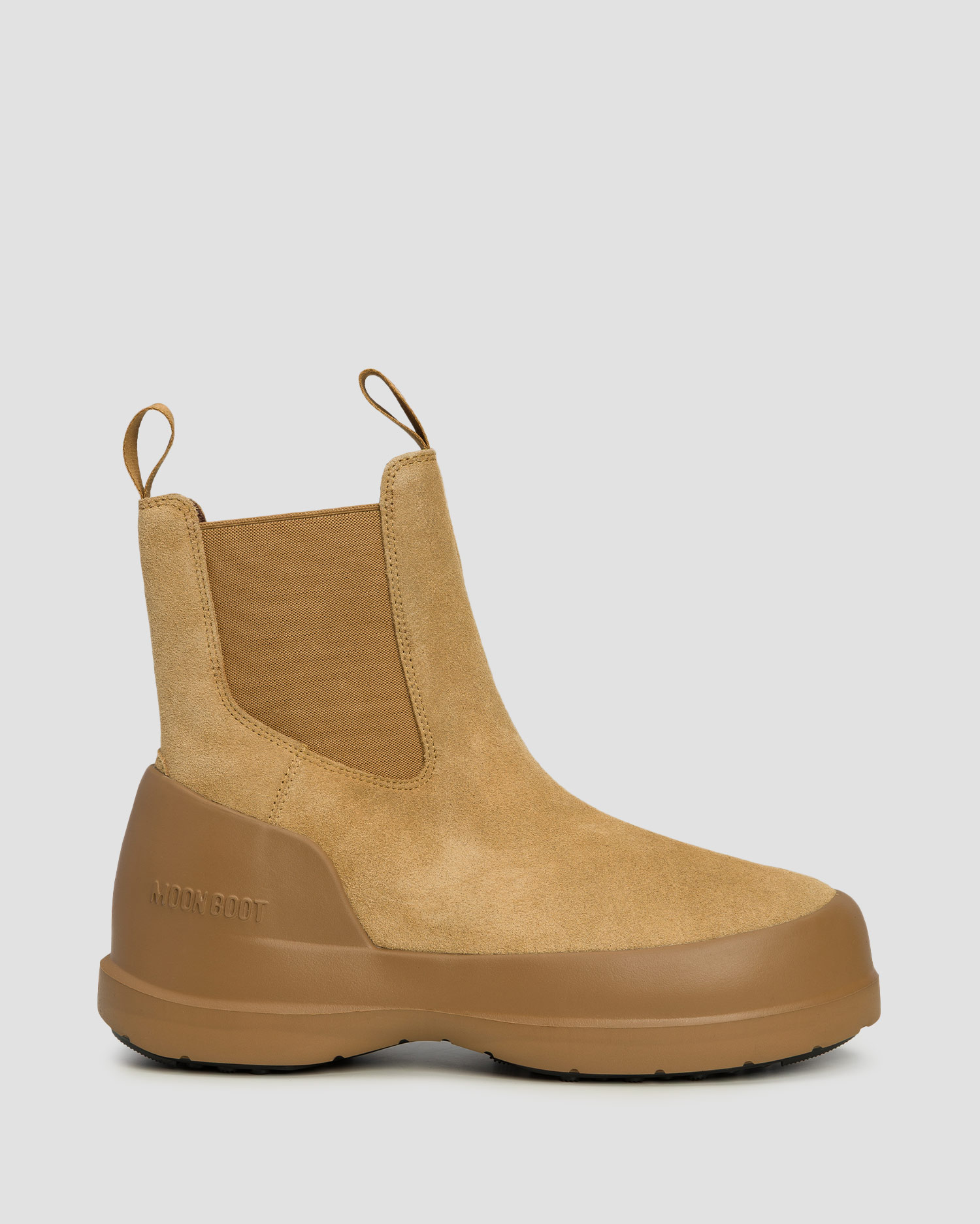 Cizme de iarnă maro pentru femei Moon Boot Luna Chelsea Suede