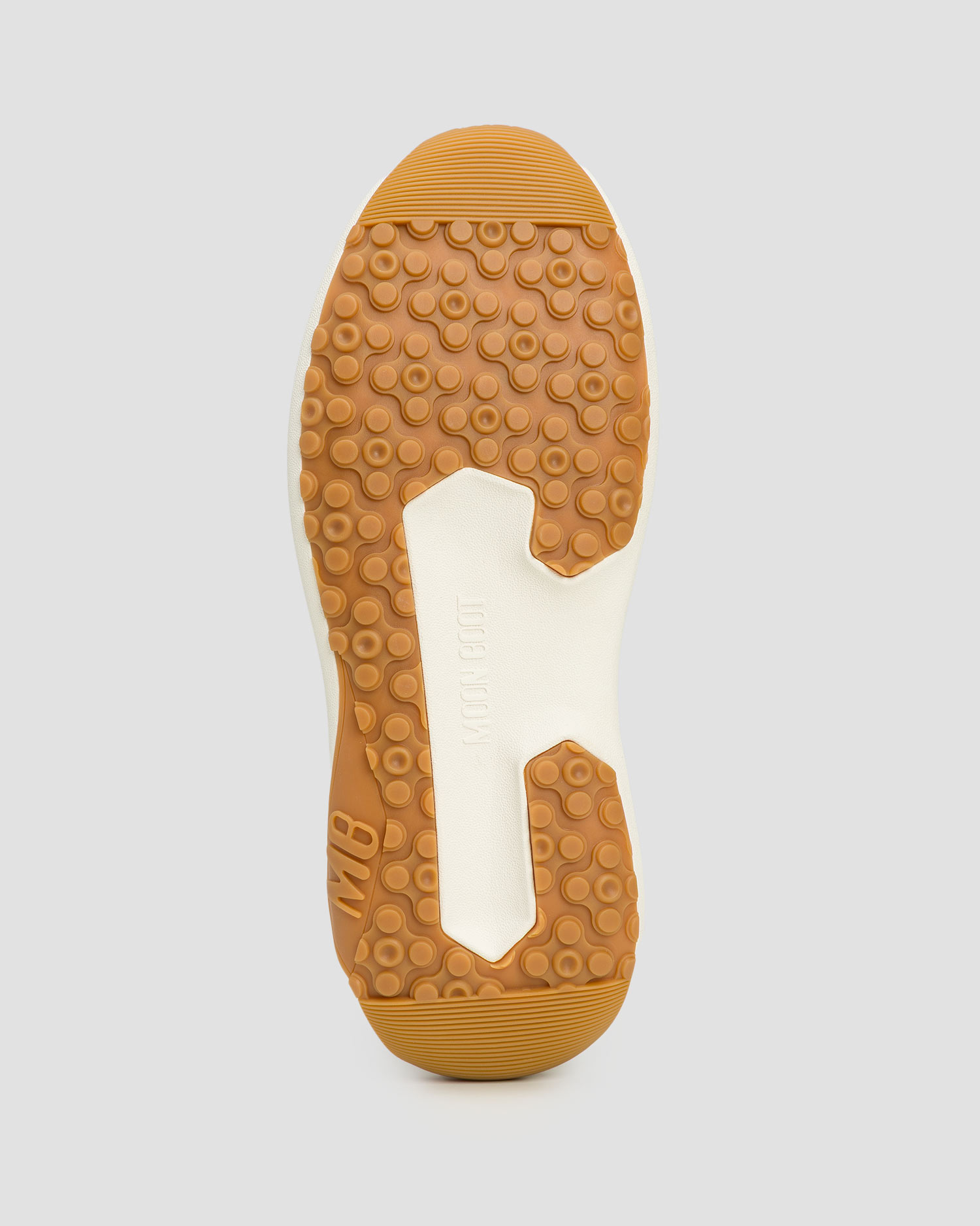 Beżowe sneakersy damskie Moon Boot Moon247 Xlace