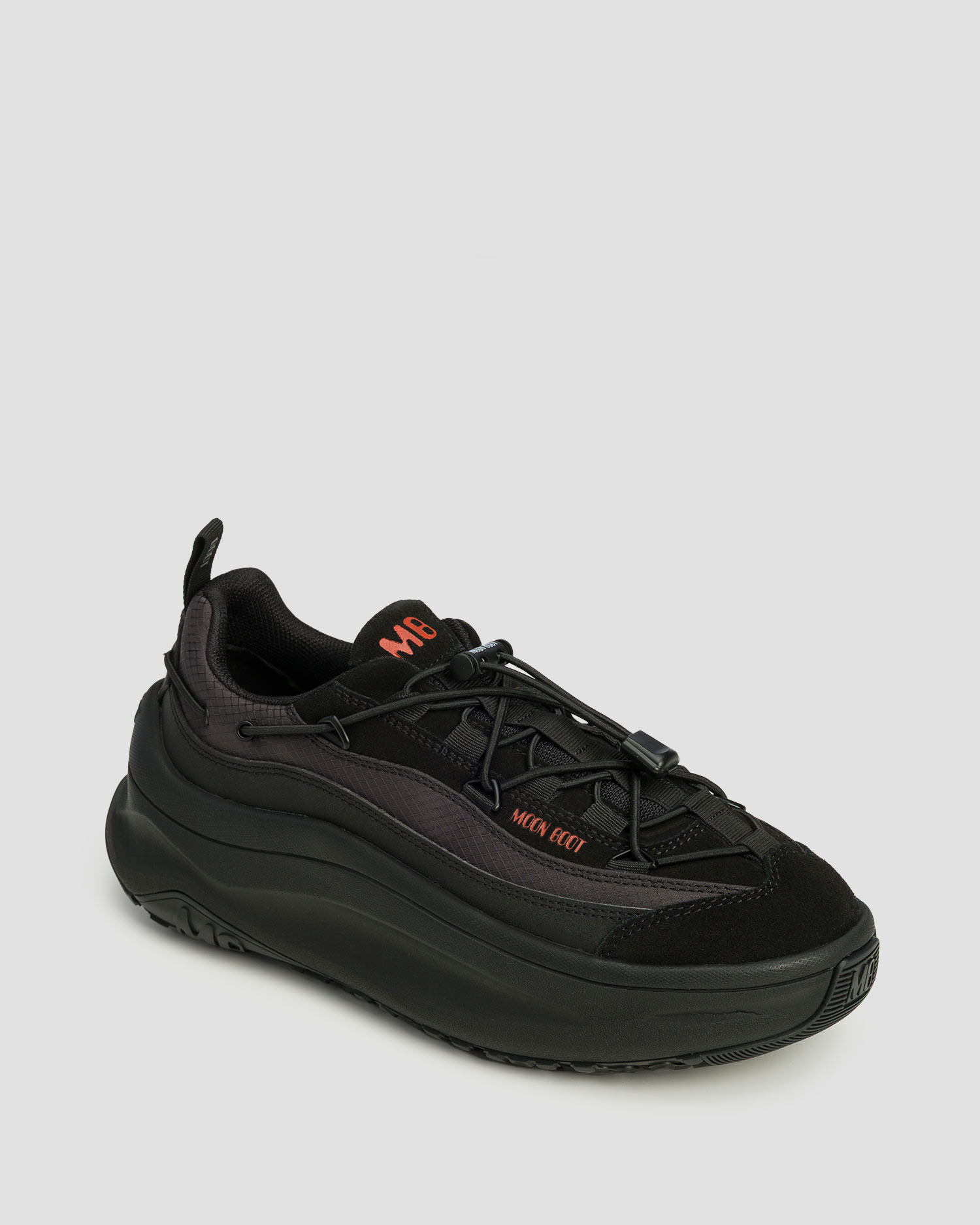 Černé tenisky unisex Moon Boot Moon247 Xlace