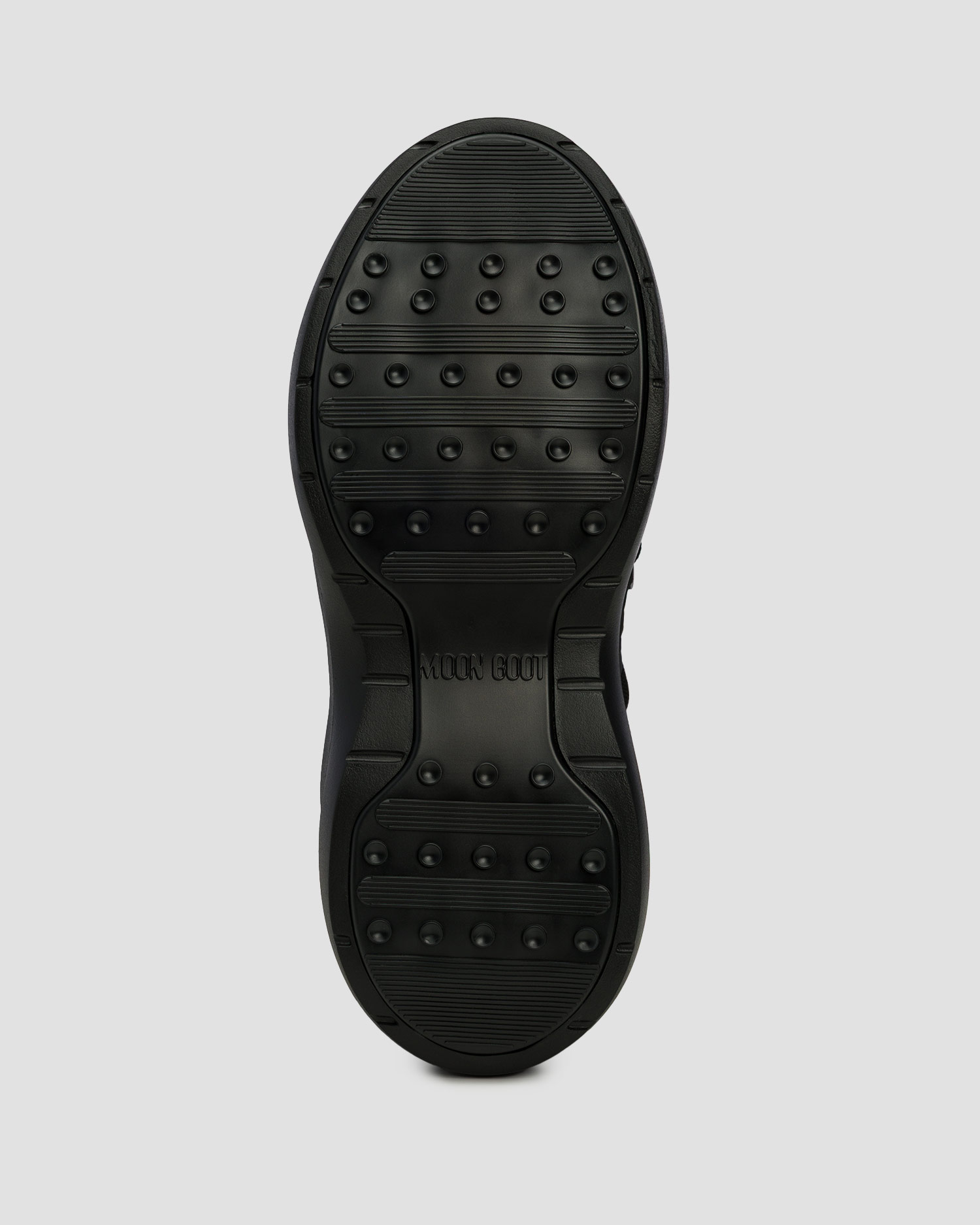 Czarne buty zimowe damskie Moon Boot Mezzaluna Quilted Mid WP