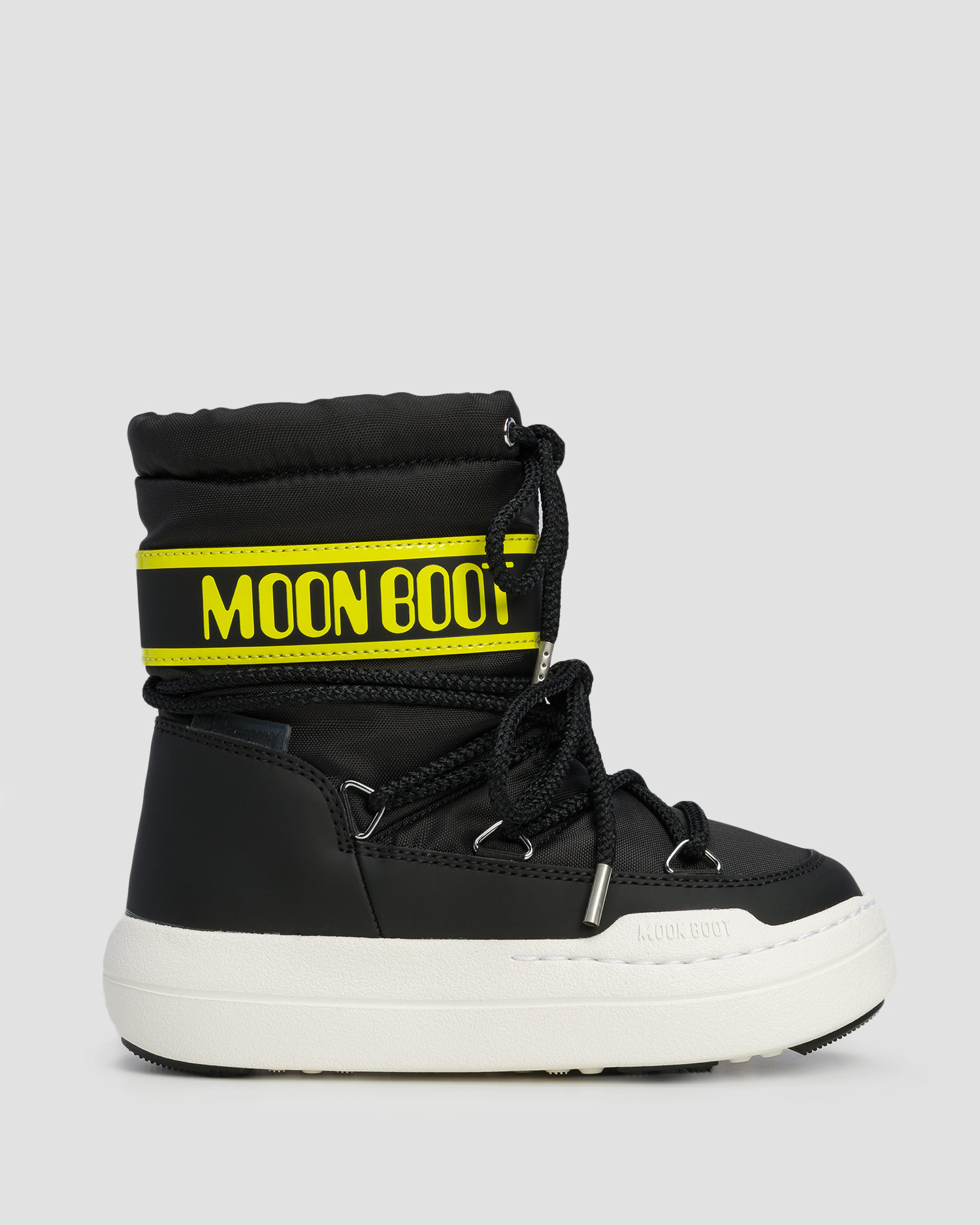 Czarne buty zimowe dziecięce Moon Boot Jr Park Boot
