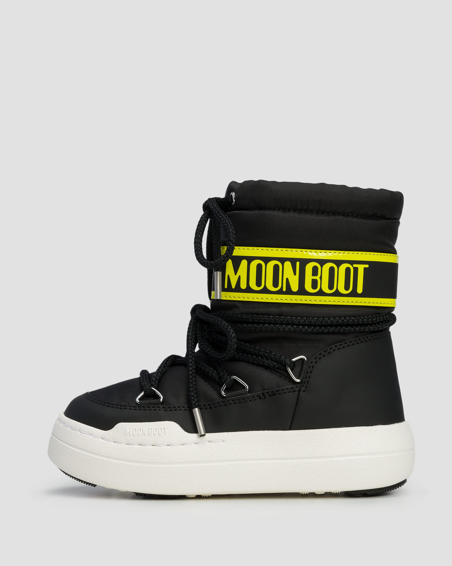 Černé dětské zimní boty Moon Boot Jr Park Boot