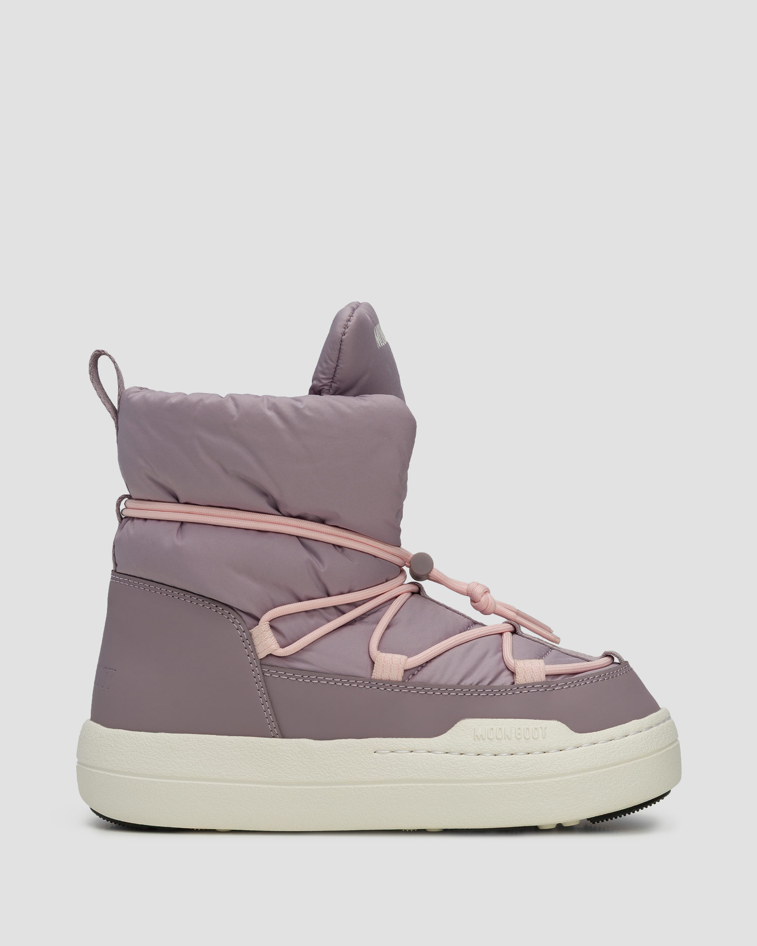 Dětské světle fialové sněhule Moon Boot JR Park Lace Mid