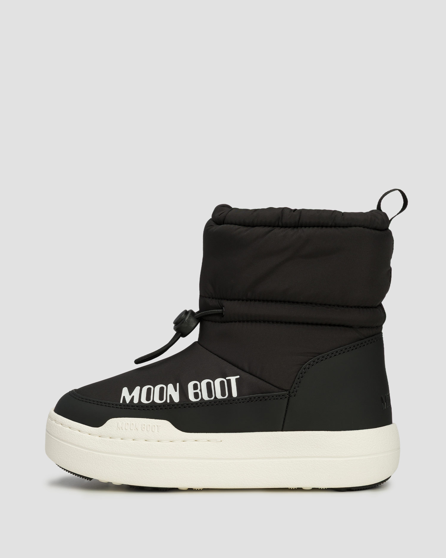 Černé dětské sněhule Moon Boot JR Park Tube Mid WP
