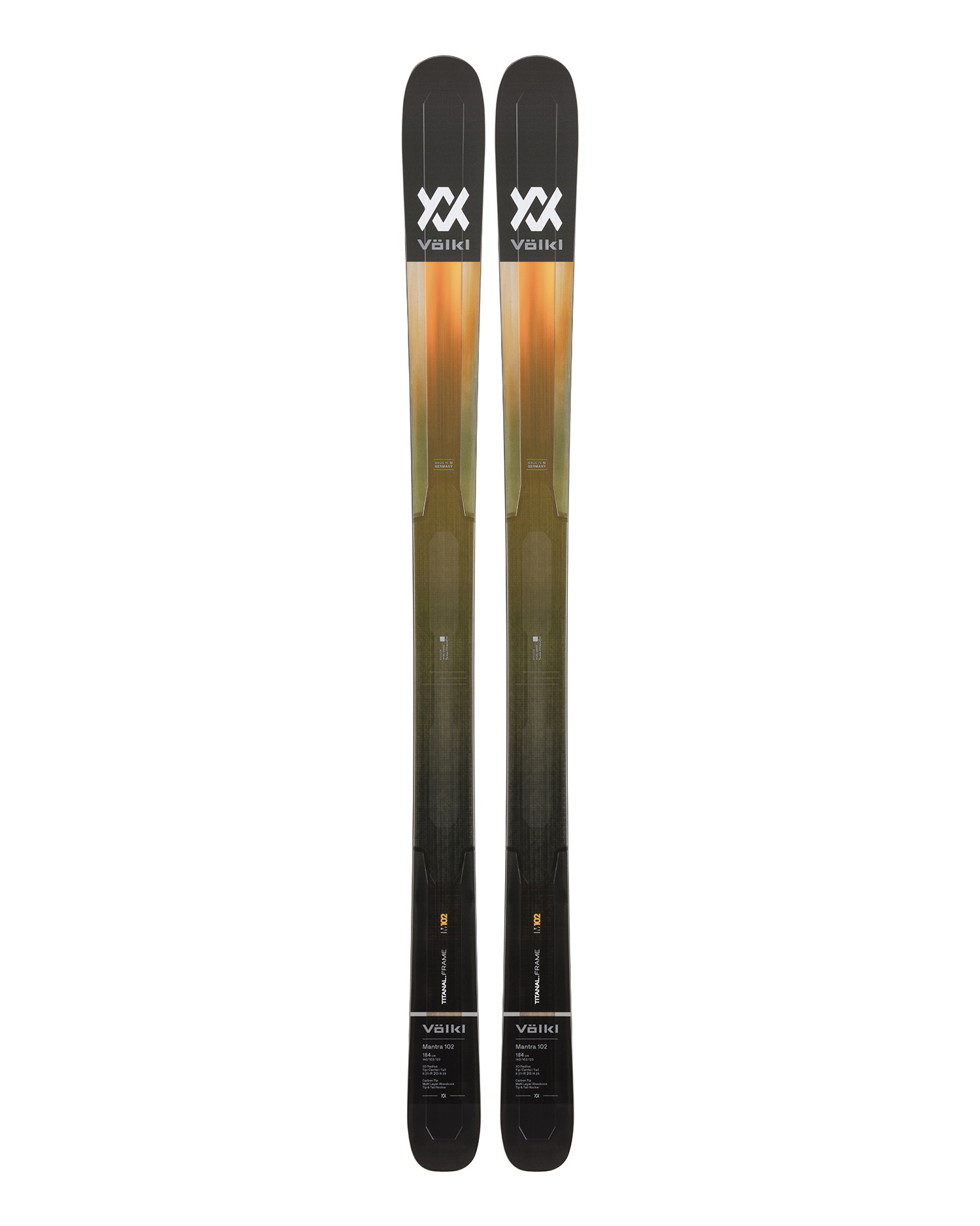 VOLKL MANTRA 102 skis without bindings 120402-nd | S'portofino