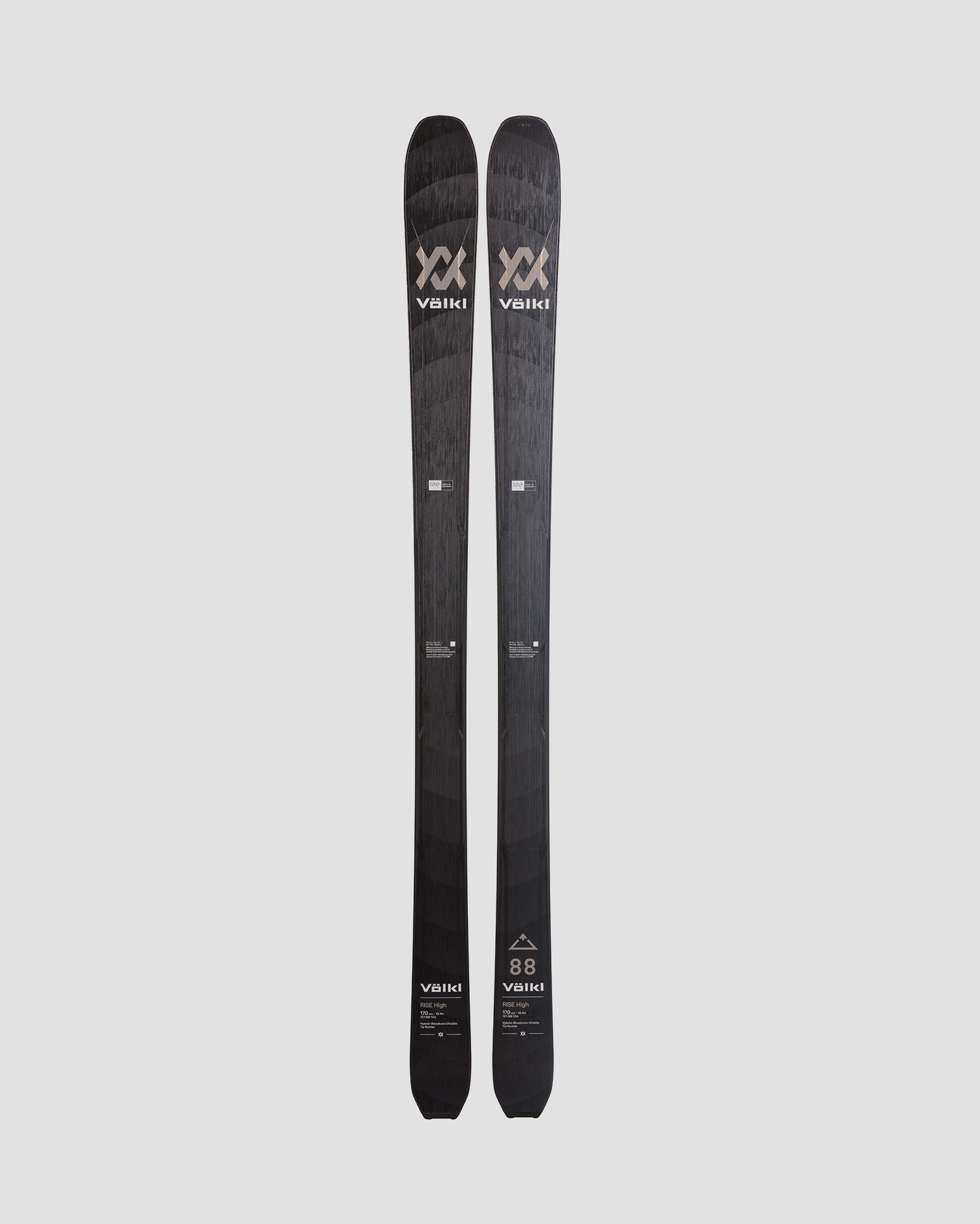 Lyže Völkl RISE 88 HIGH FLAT FLAT bez vázání