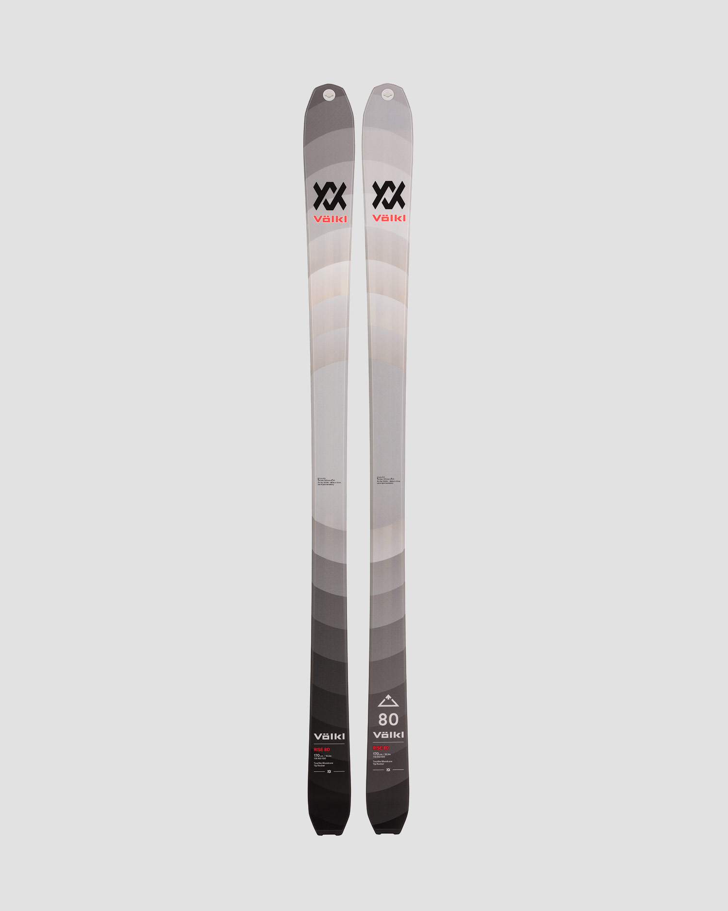 VOLKL RISE 80 FLAT skis without bindings