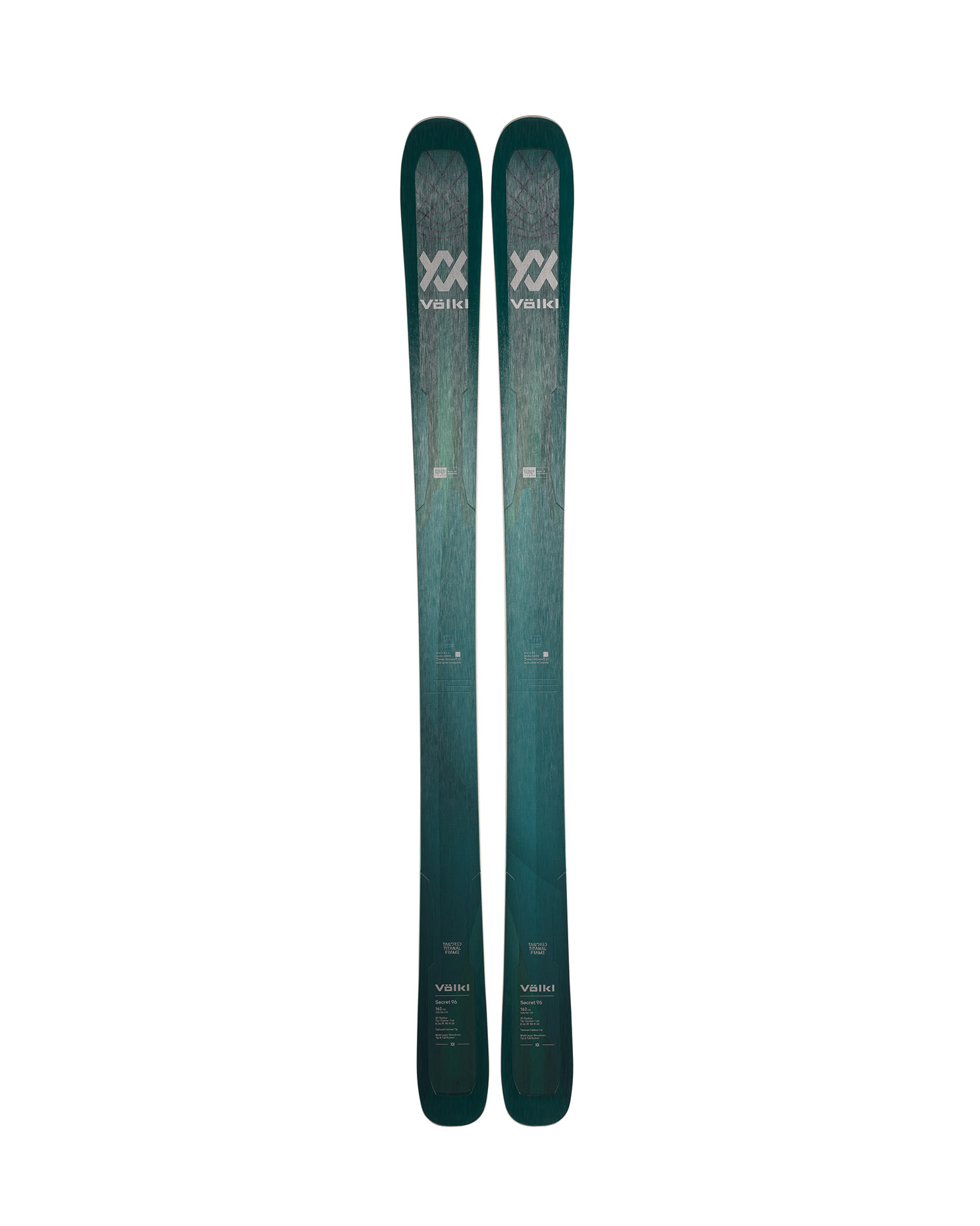 Skis VOLKL SECRET 96 FLAT without bindings