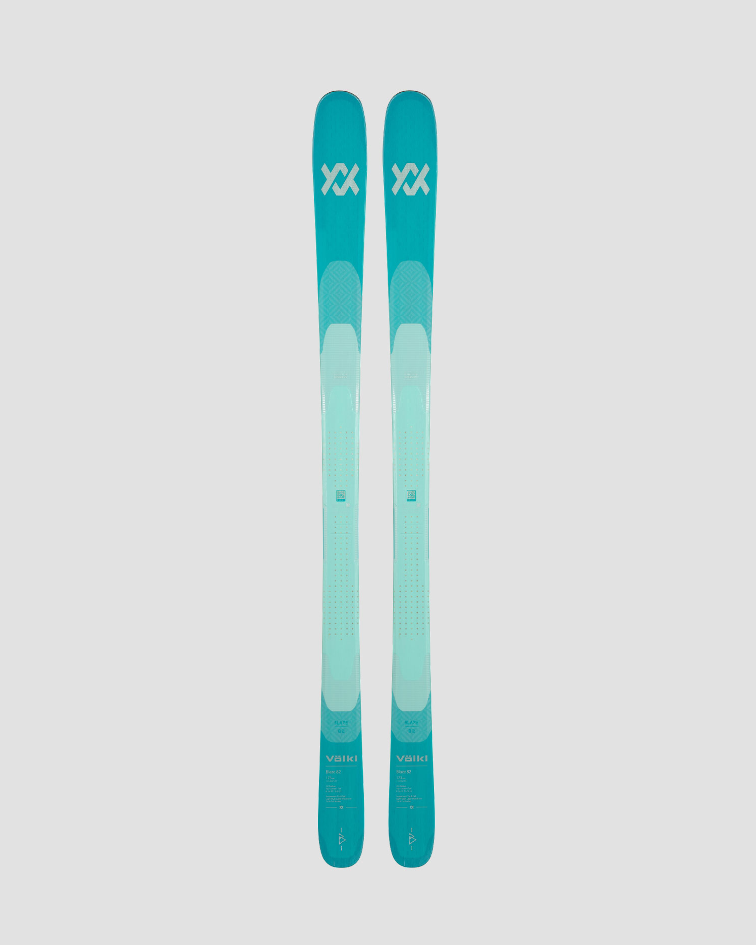 Skis Volkl Blaze 82 FLAT with bindings Marker Squire 11 90mm 7424x1.mr