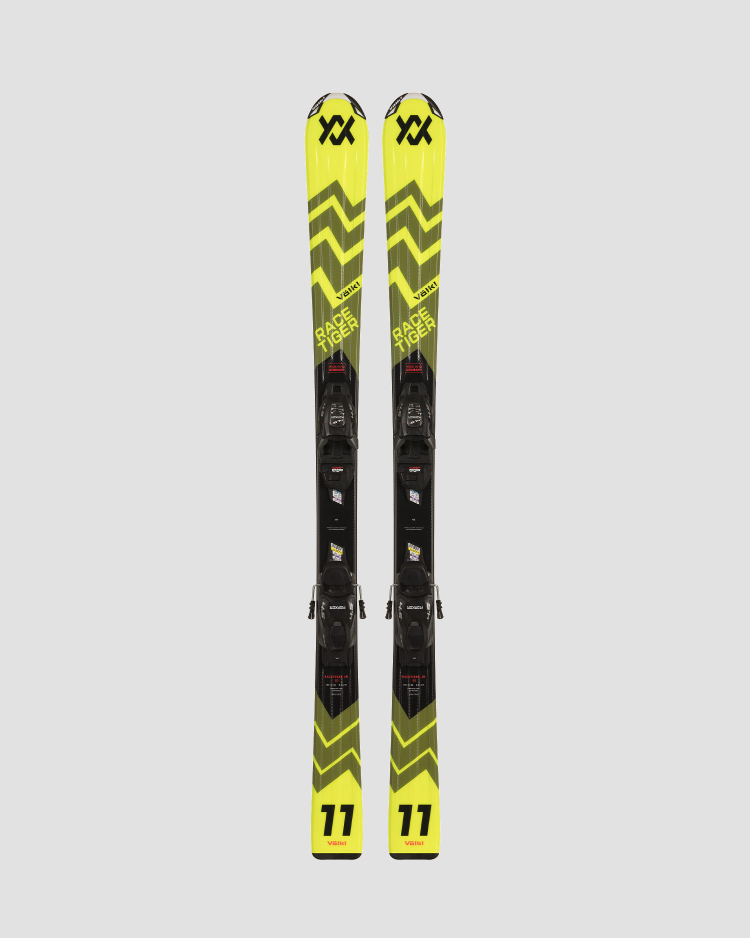 Skis Volkl Racetiger Jrwith bindings Marker 4.5 vMotion Jr 6162t1.va