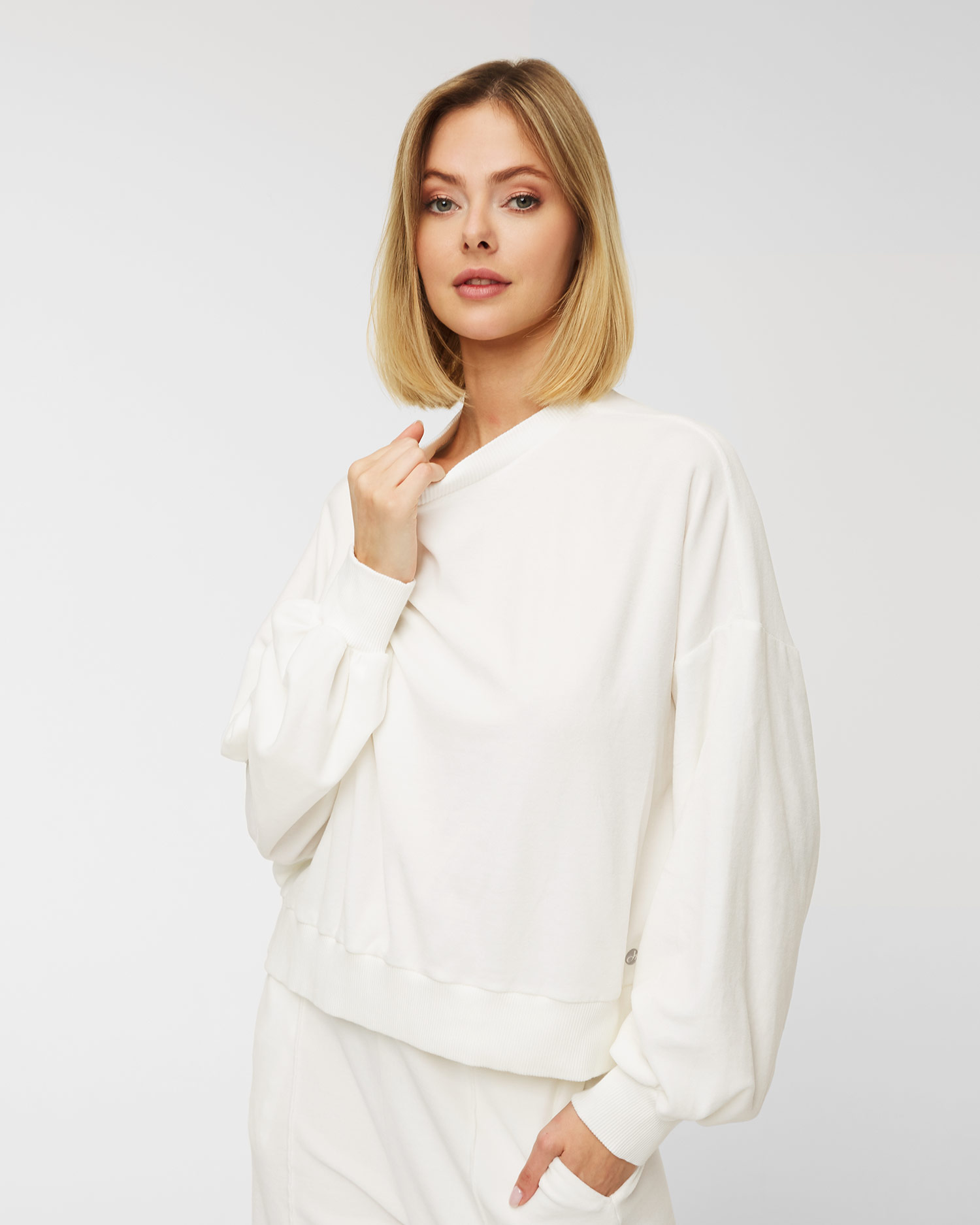 Bluza welurowa DEHA MOVE