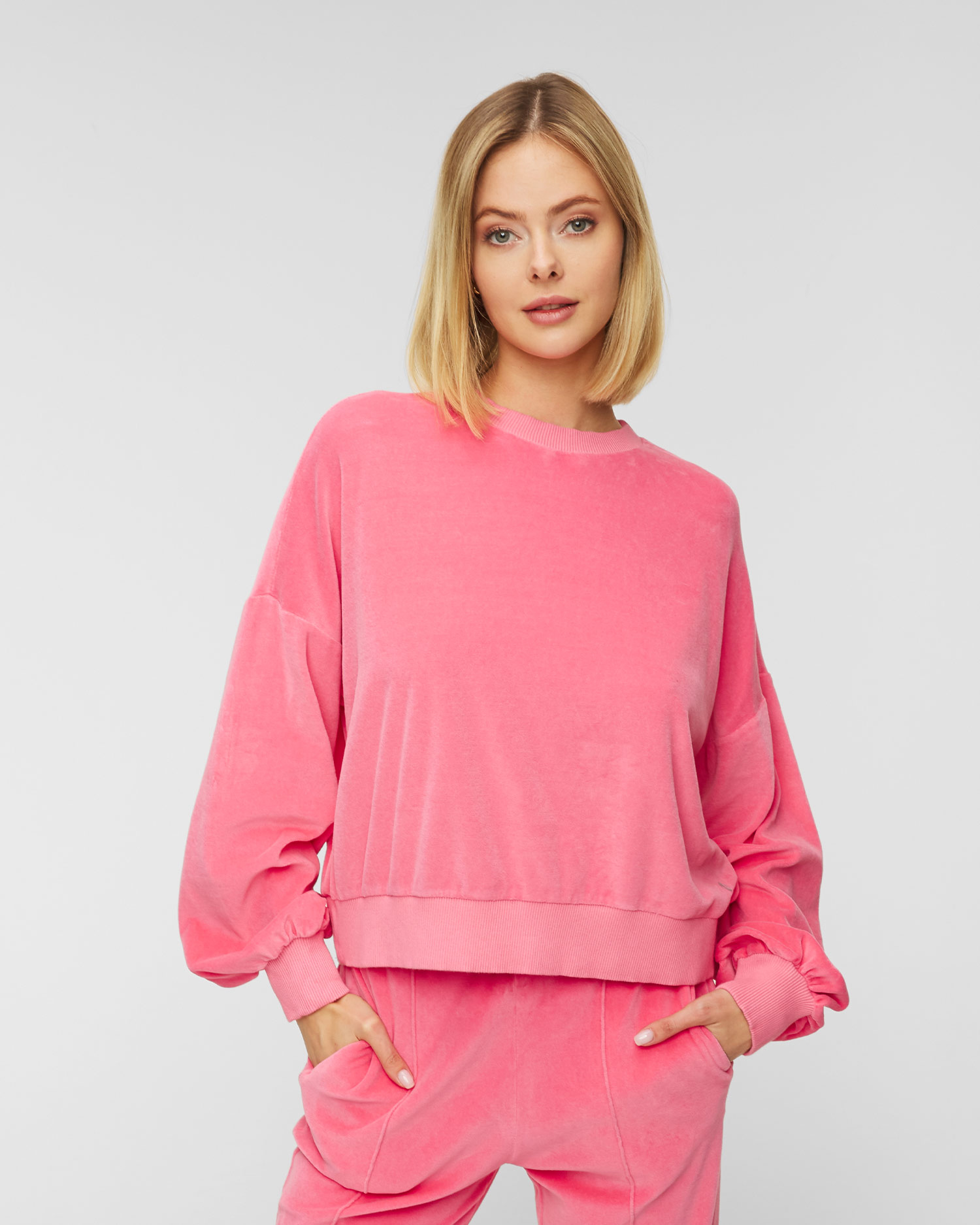 Bluza welurowa DEHA MOVE