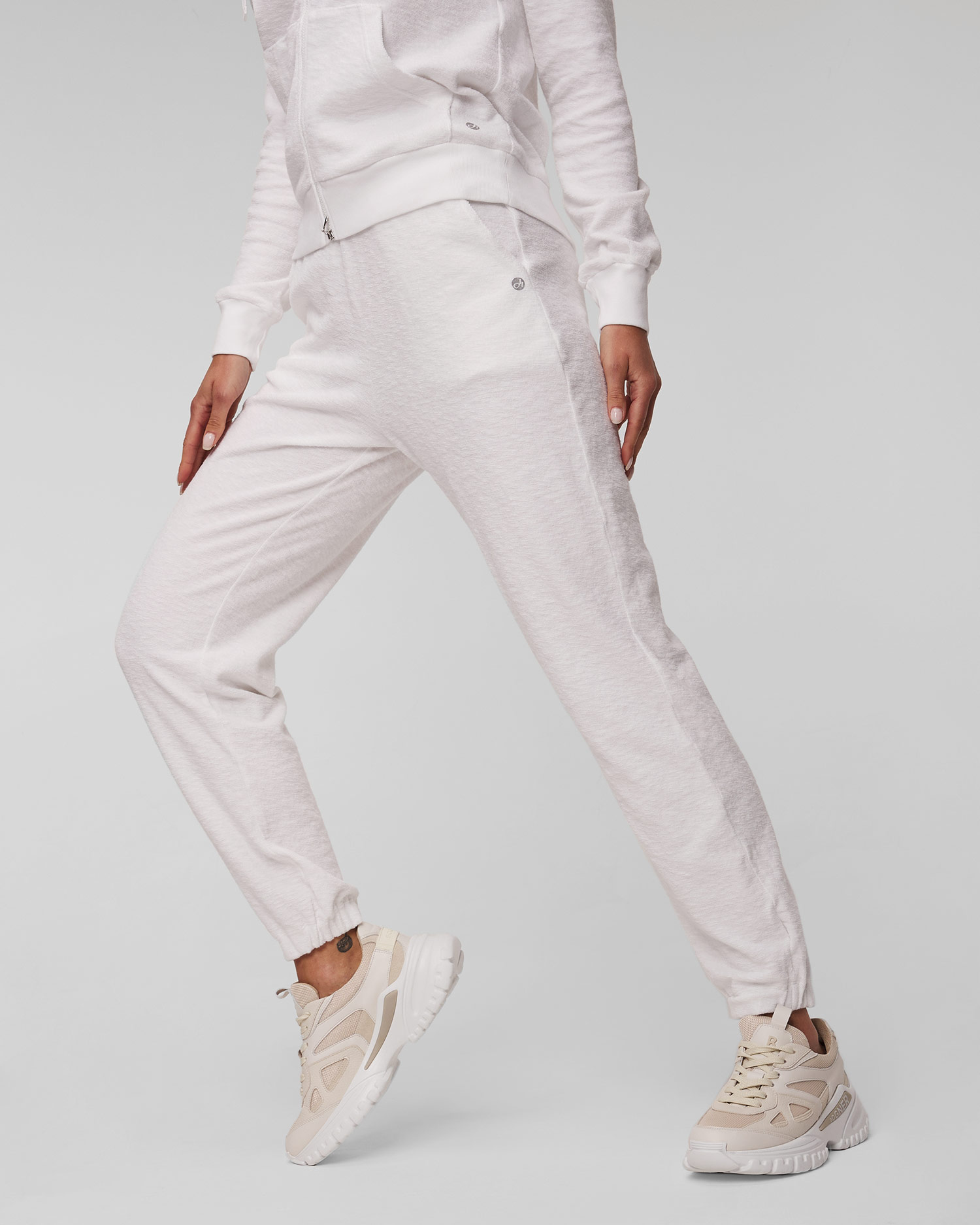 Pantalon blanc pour femmes Deha